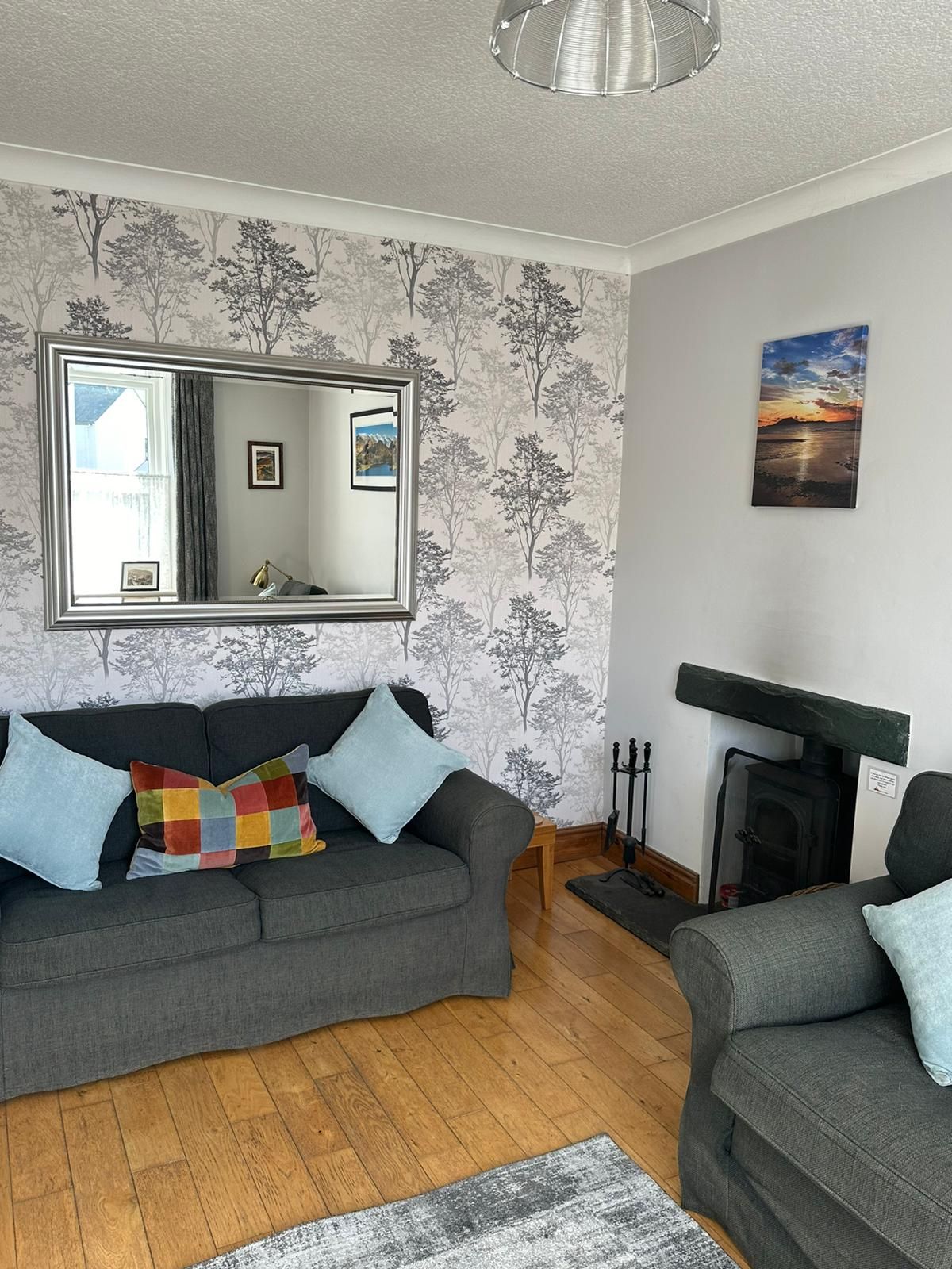 You'll be cosy and warm in Stanger Cottage!