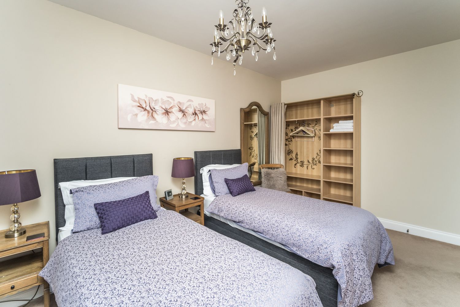 There is ample storage space in all bedrooms at Lord's Seat