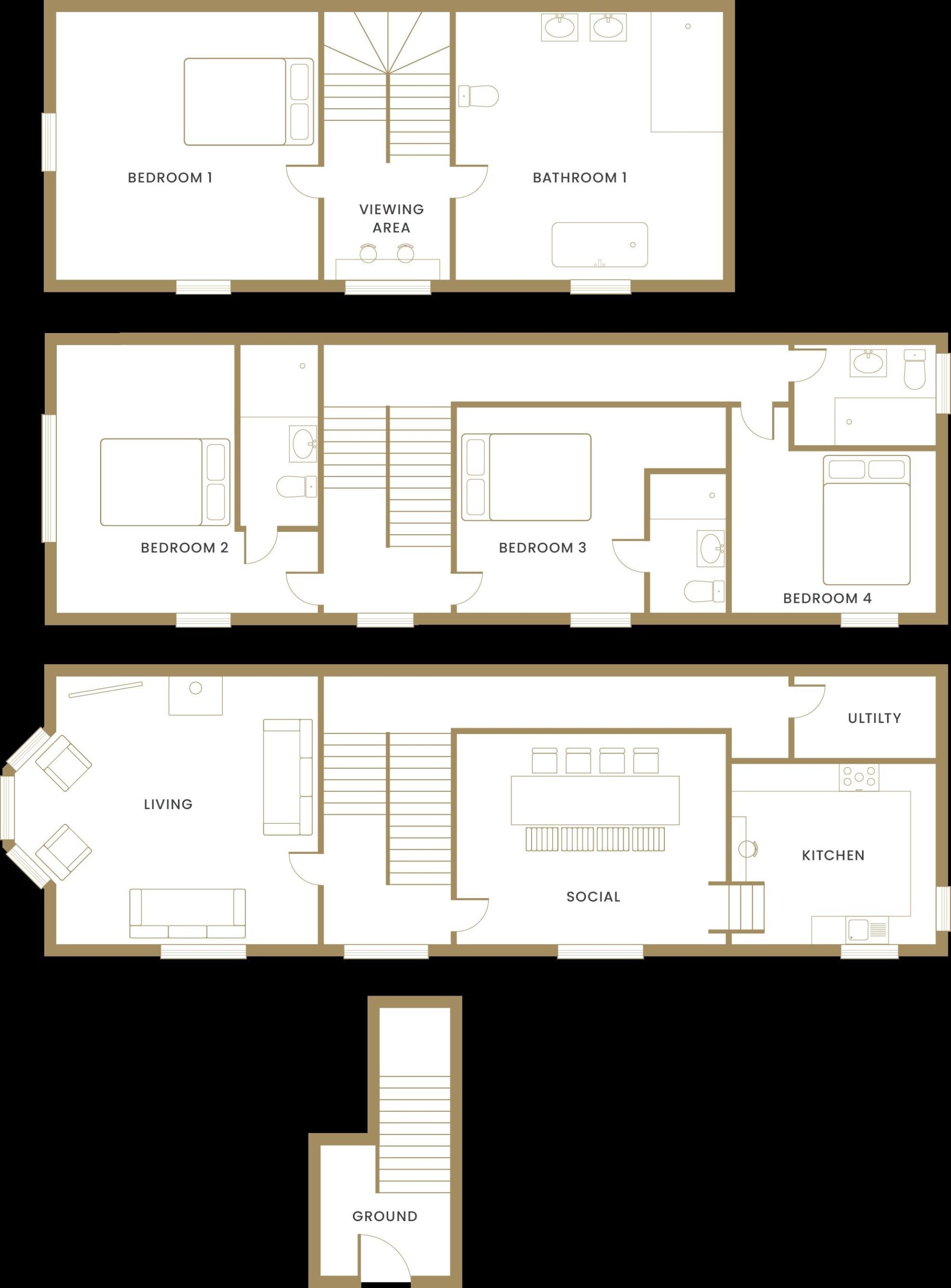 The Eyrie floorplan
