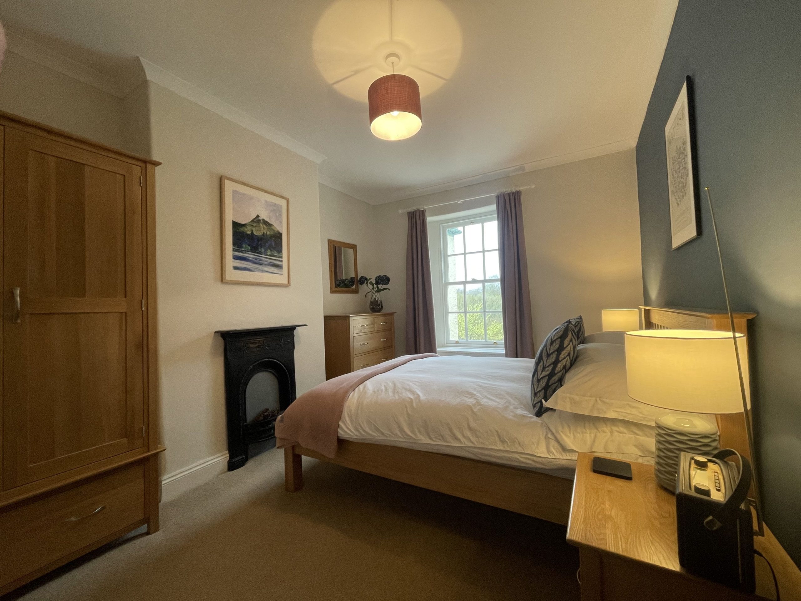 A calm and relaxing space with original features