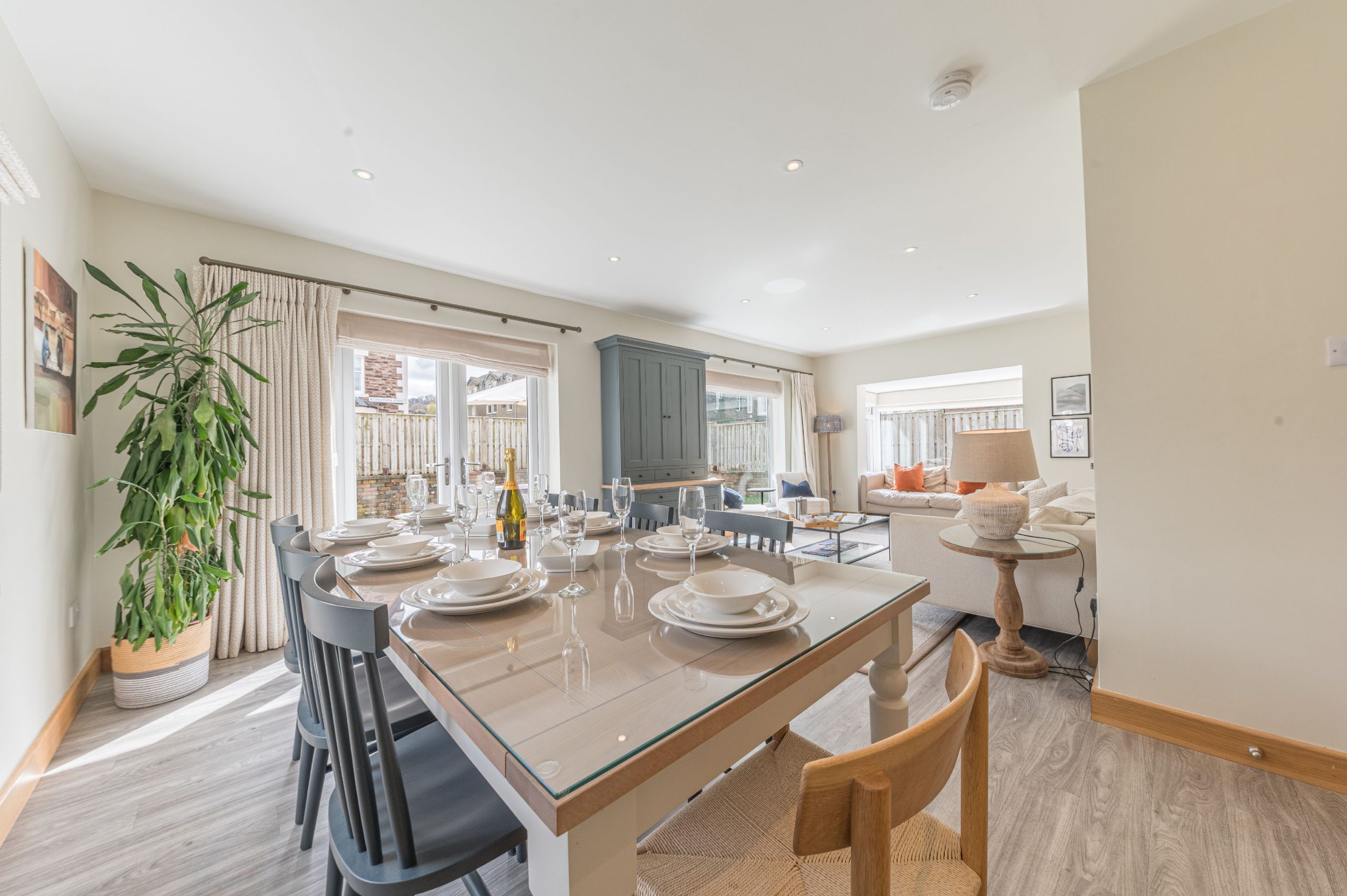 A large, elegant room for relaxing in after a day in the fells