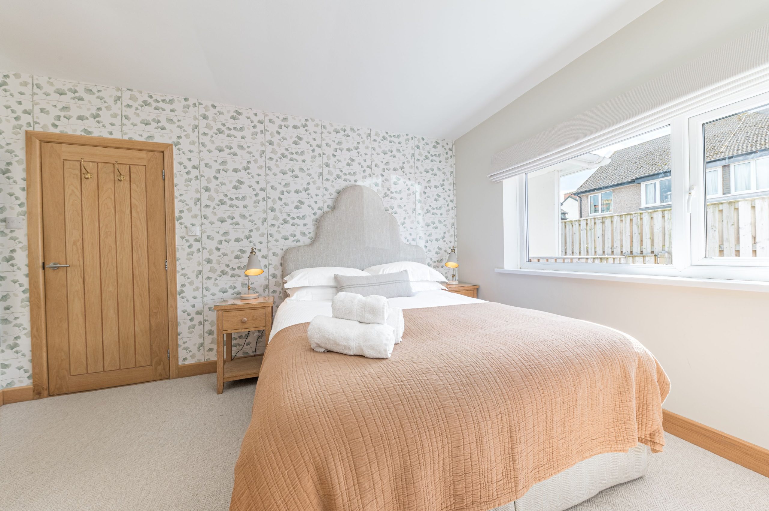 The double bedroom has an ensuite shower room