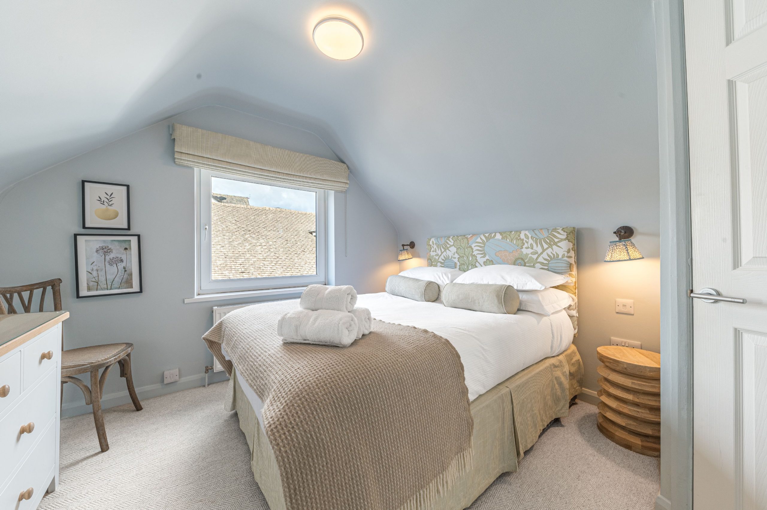 Upstairs, you will find another elegant double bedroom