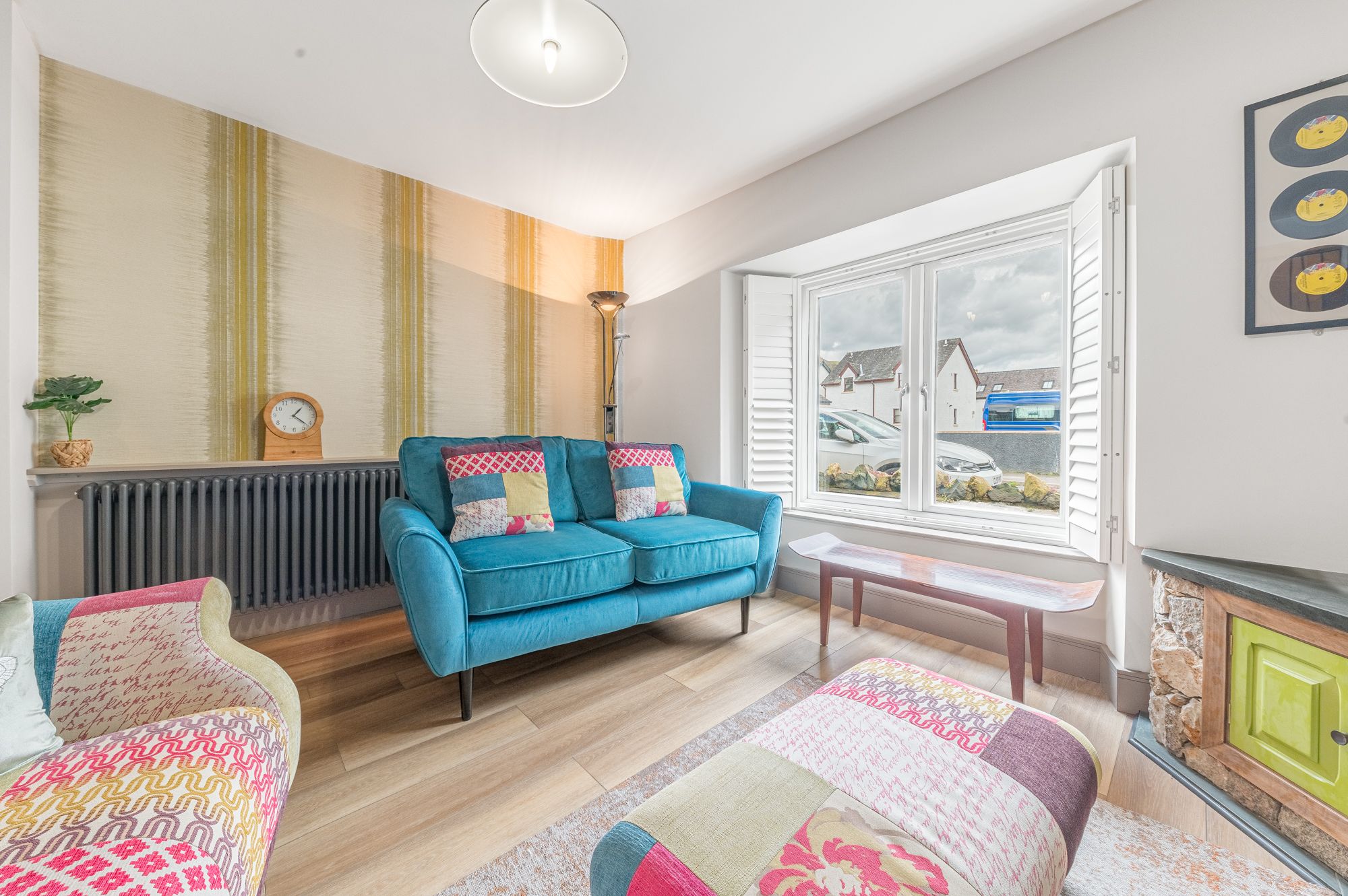 Both sofas are plush 2 seaters and a footstool is also provided - just what you need after a walk in the fells!