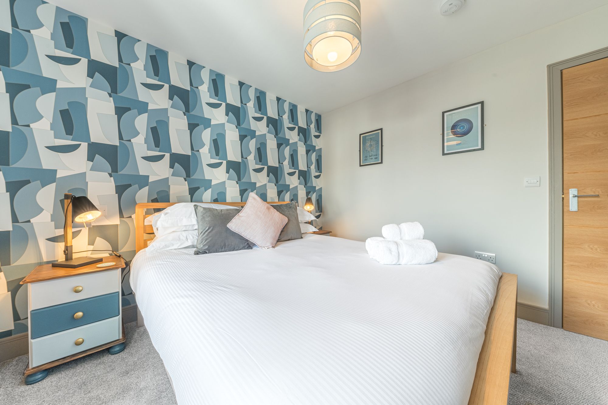 You are sure to have a good nights rest at Blue Sky Cottage