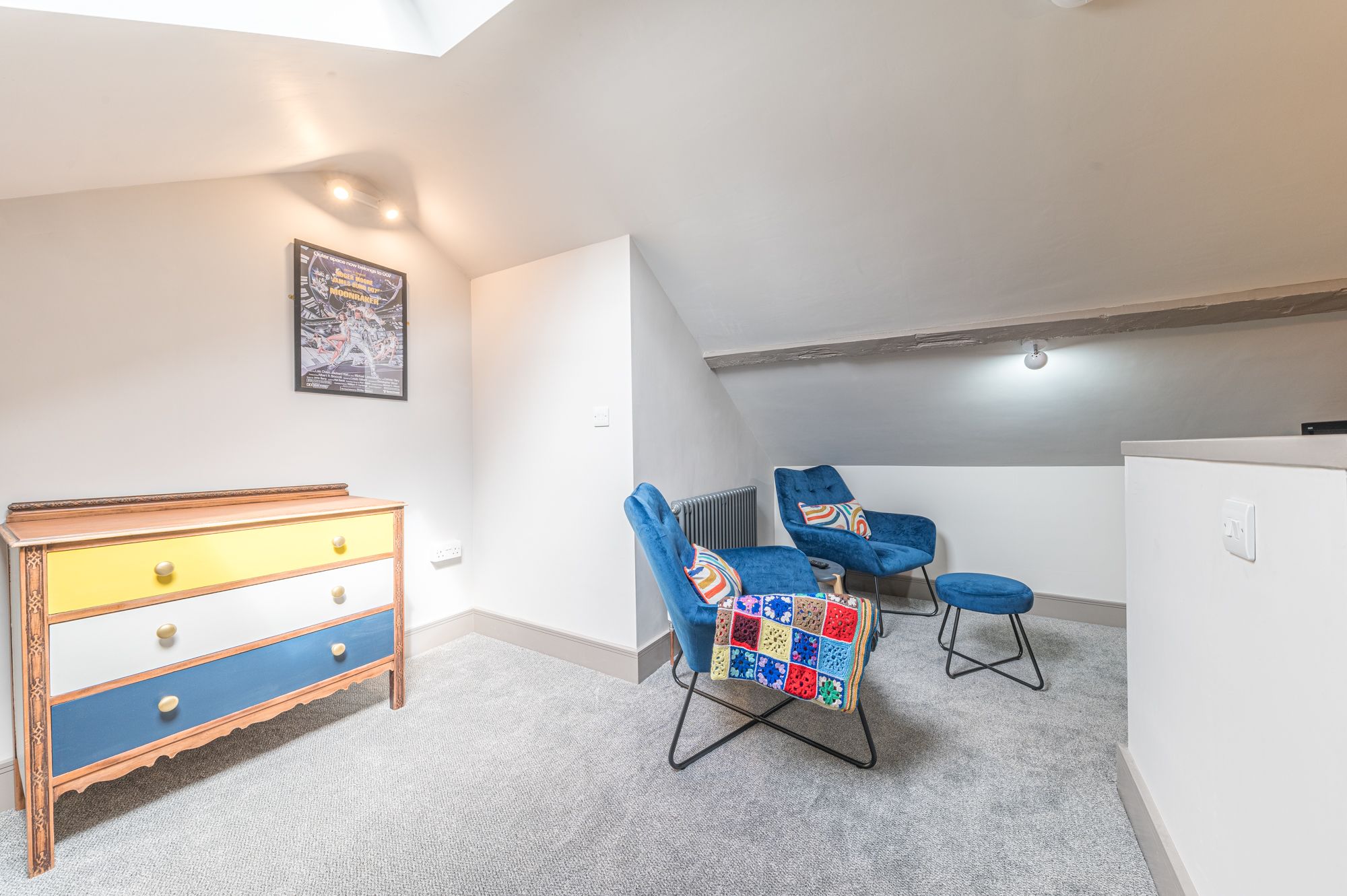 This is the perfect area for children to watch TV and play games