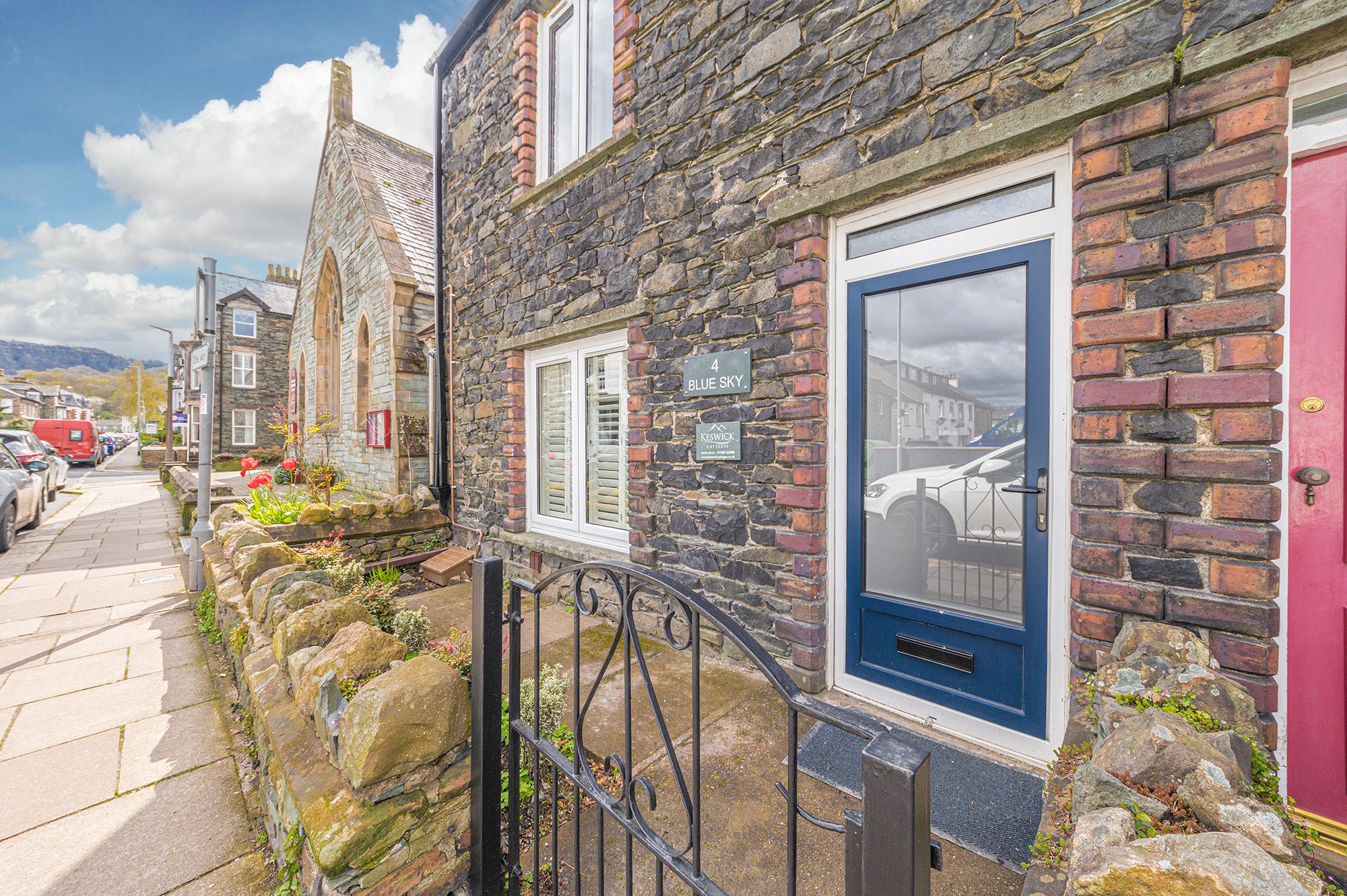The front of the property on Southey Street near the town centre