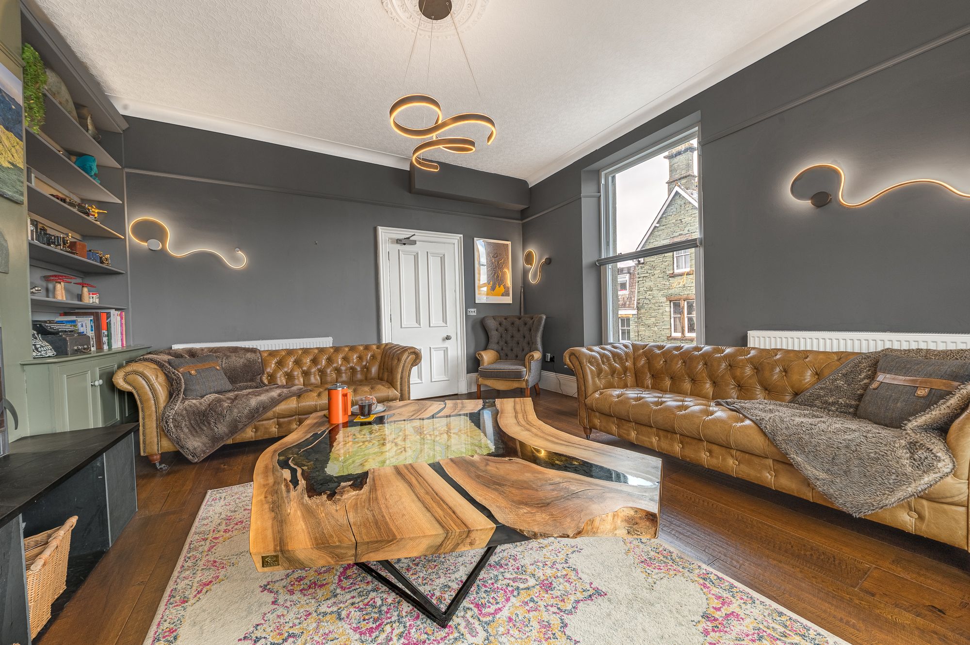 The Victorian townhouse has been very tastefully renovated to a very high spec