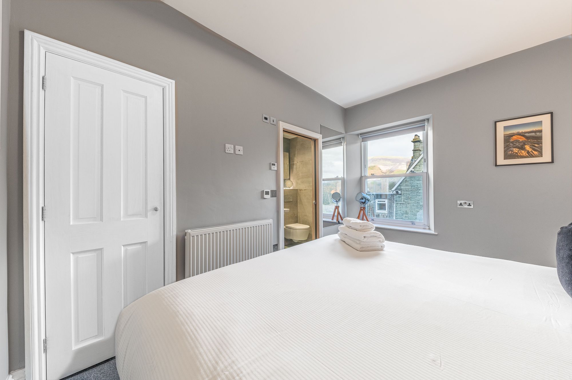 You can see the Skiddaw range in the distance