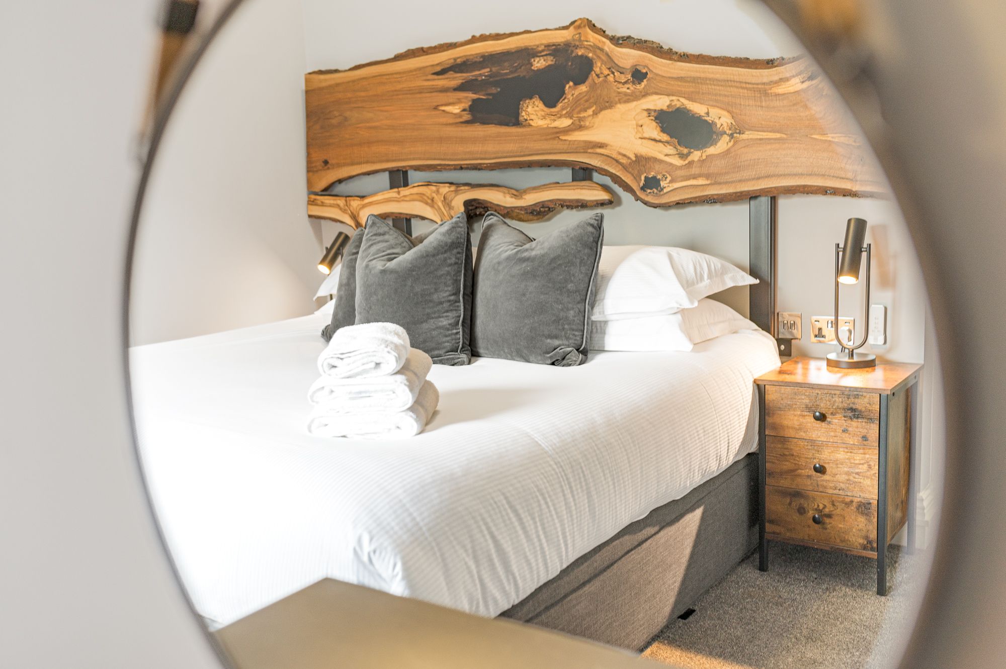 A double bedroom with super-king bed can be found on the 1st floor