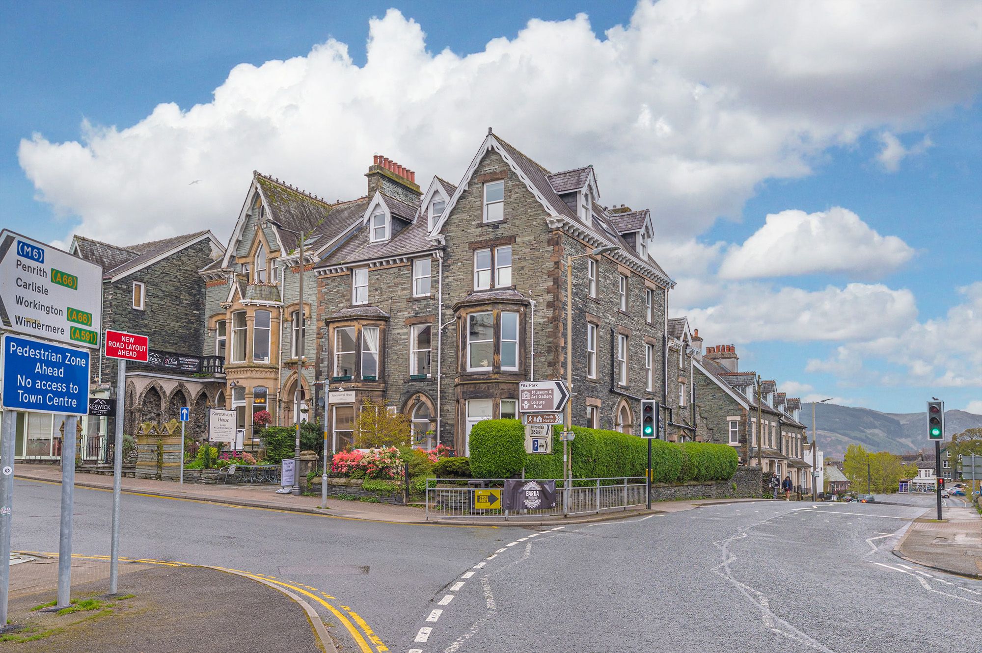 The Eyrie is a grand old Victorian house in Central Keswick