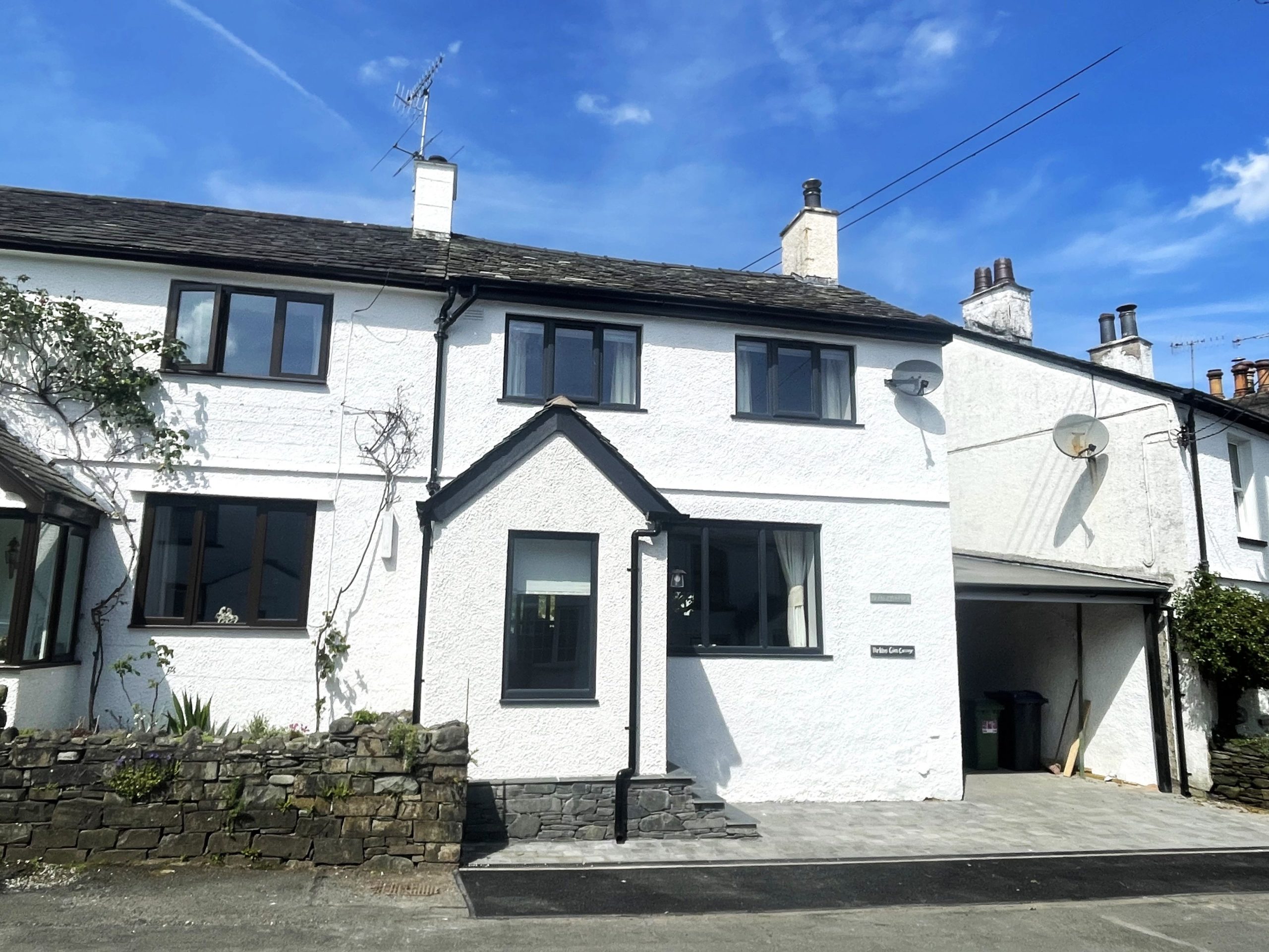 The property can be found on a quiet road in Braithwaite, just a minutes walk from the local shop