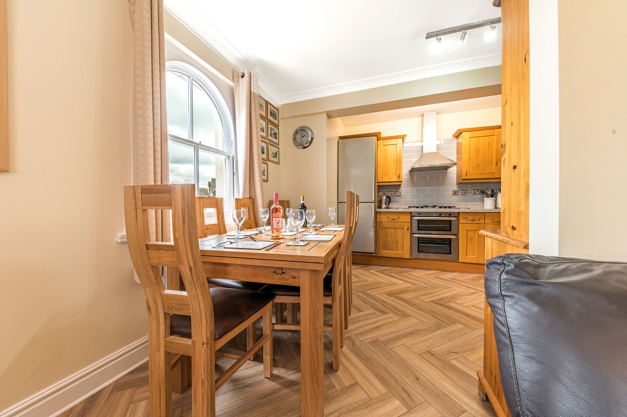 Booths supermarket is just a 5 minute walk from the property