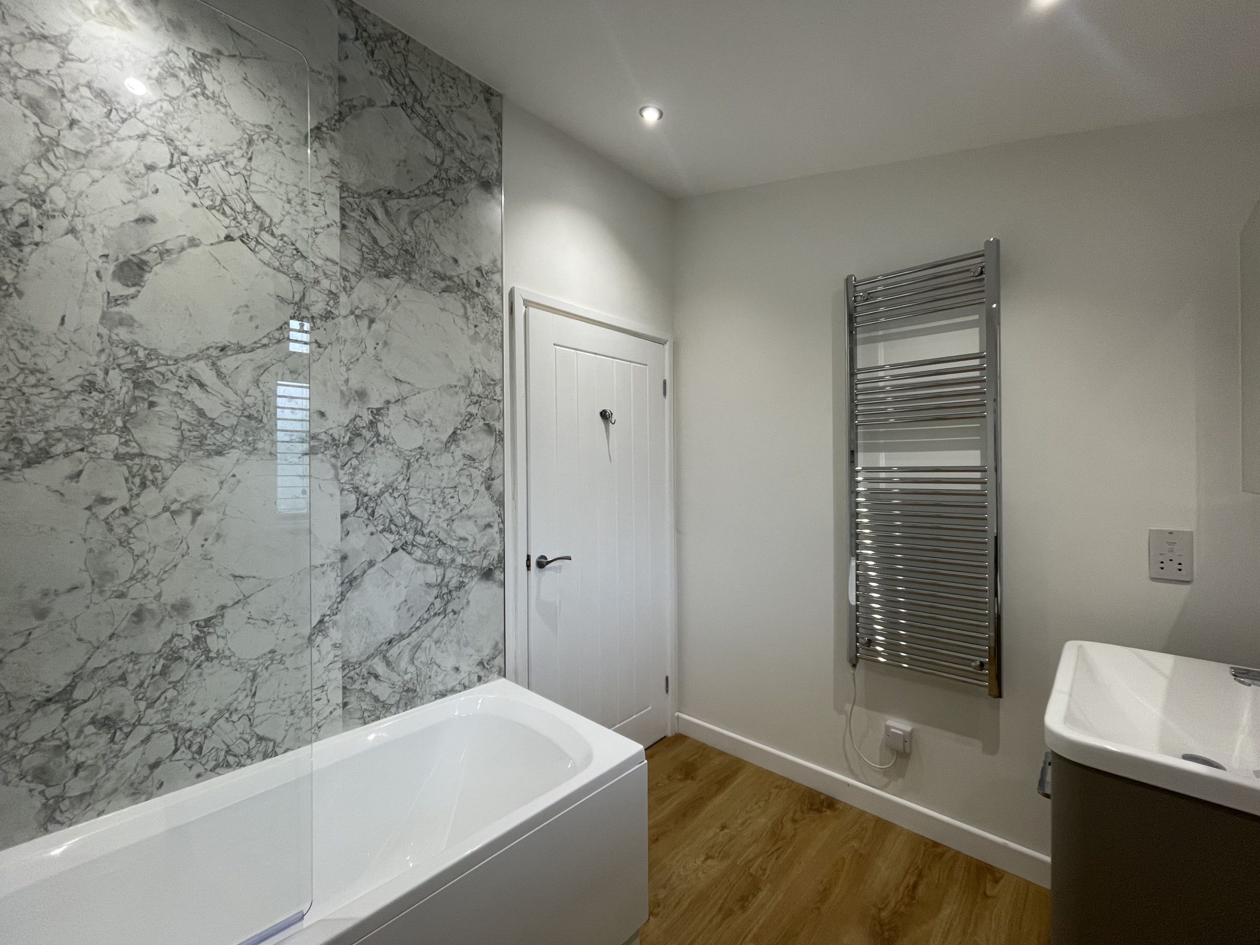 Enjoy a warm bath after a day out on the fells