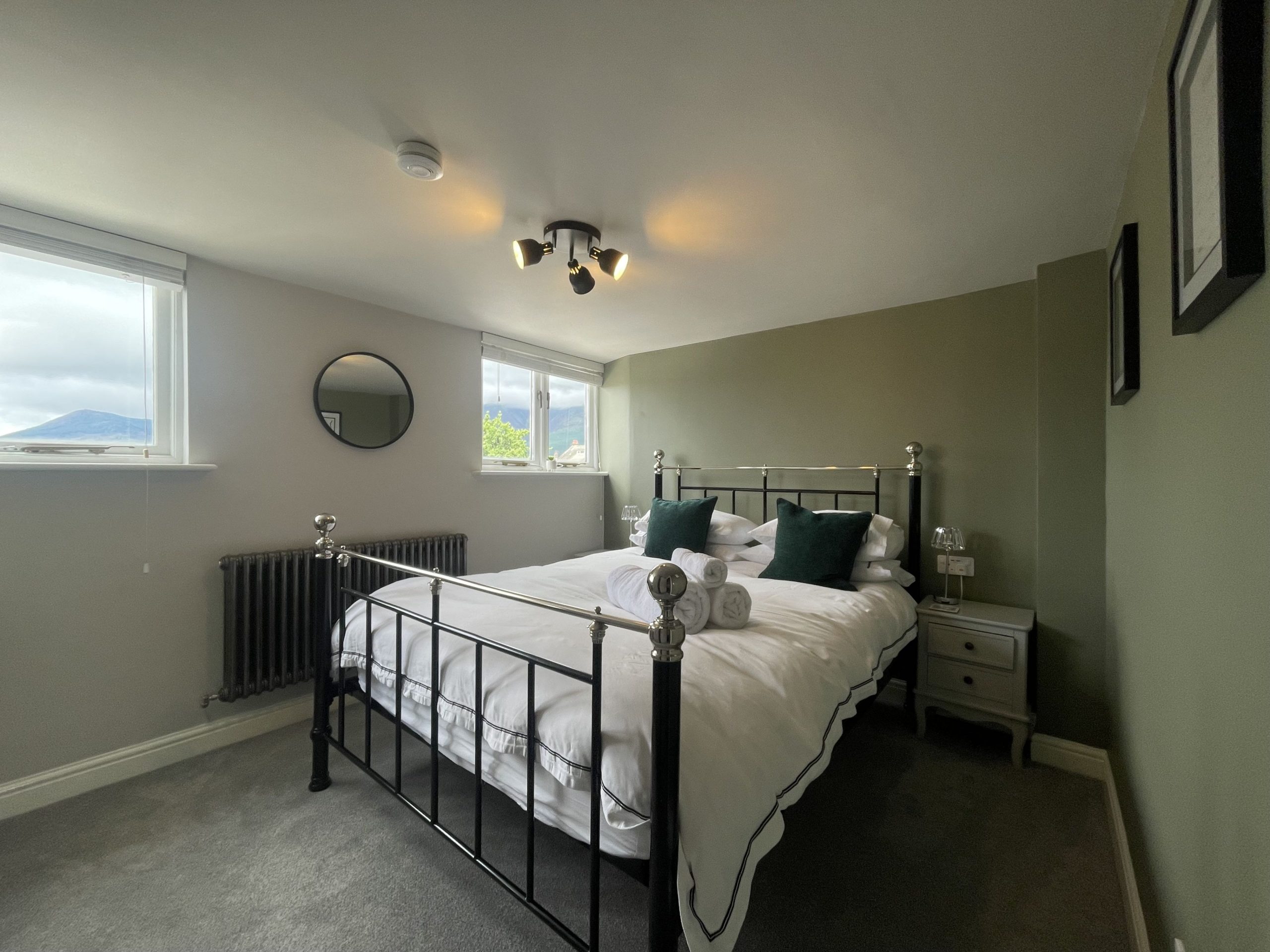 Thanks to its elevated position, the property commands excellent views of the surrounding fells