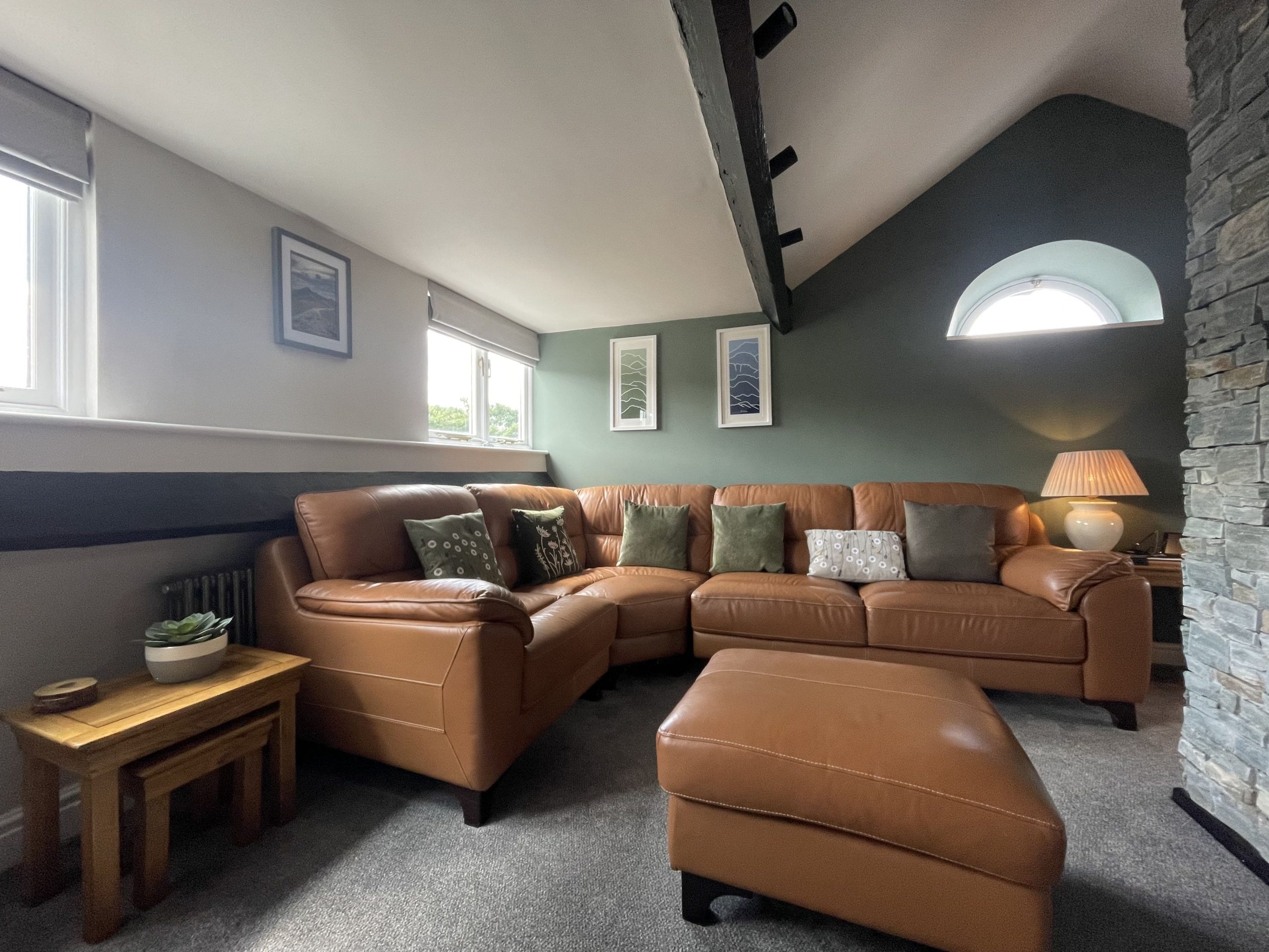 The apartment is packed with quirky features