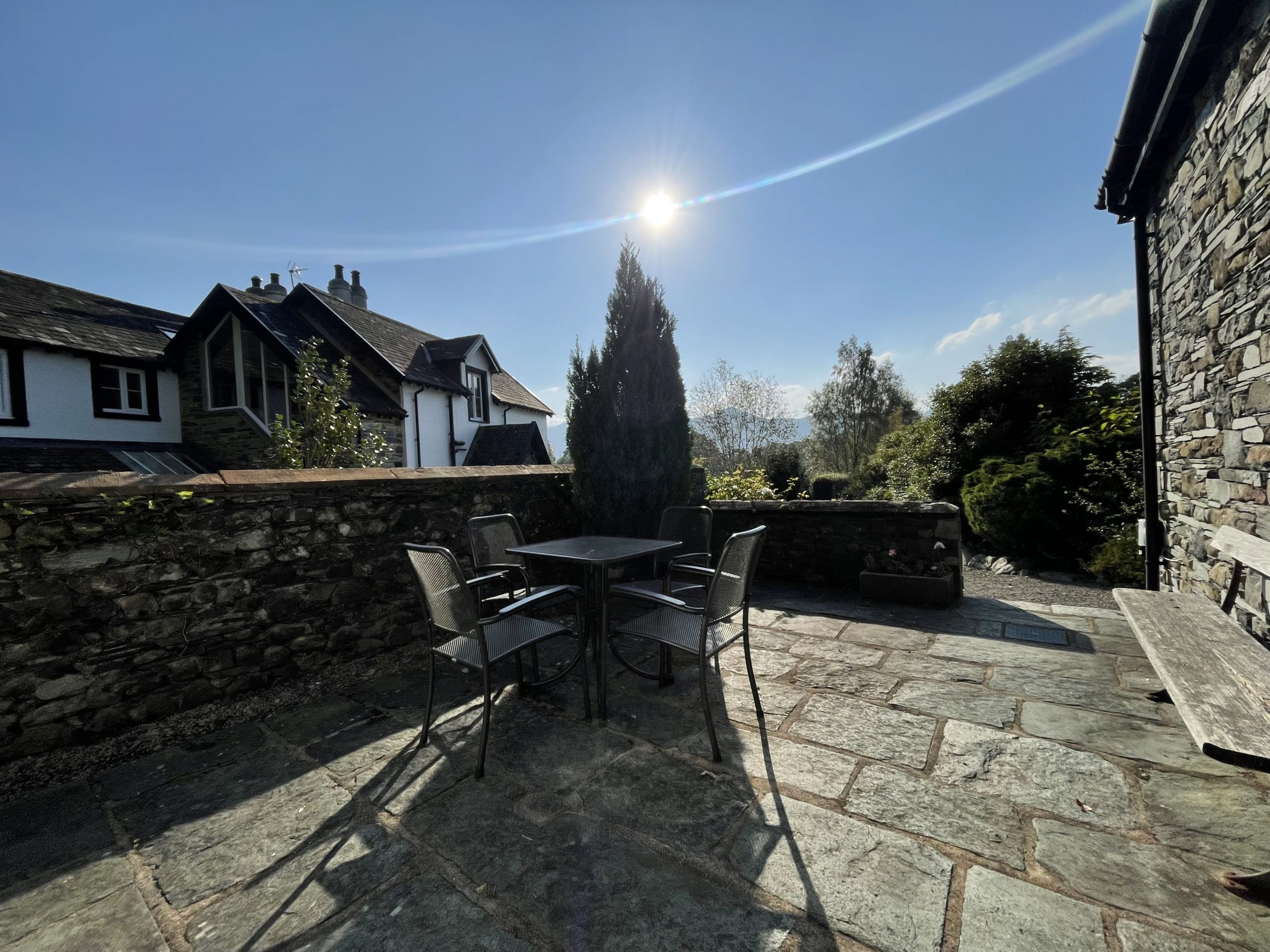 The perfect spot to enjoy an al fresco dinner in the Summer months