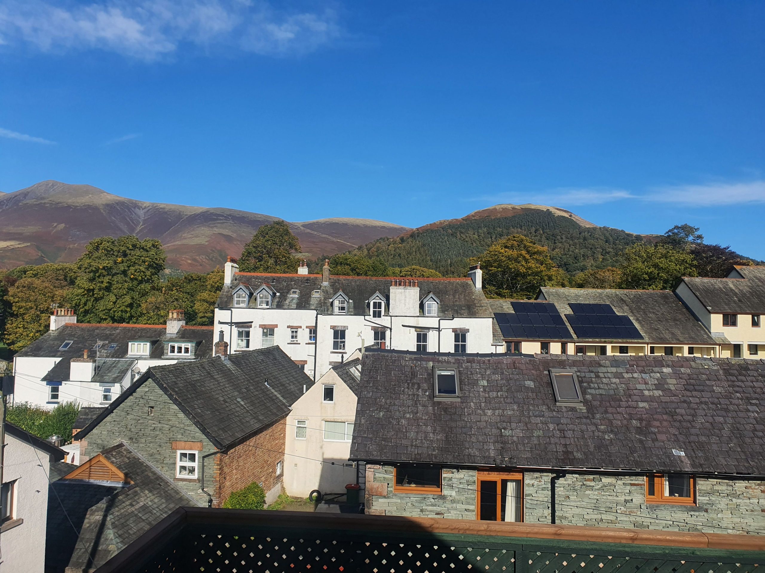 Enjoy fell views from the balcony 