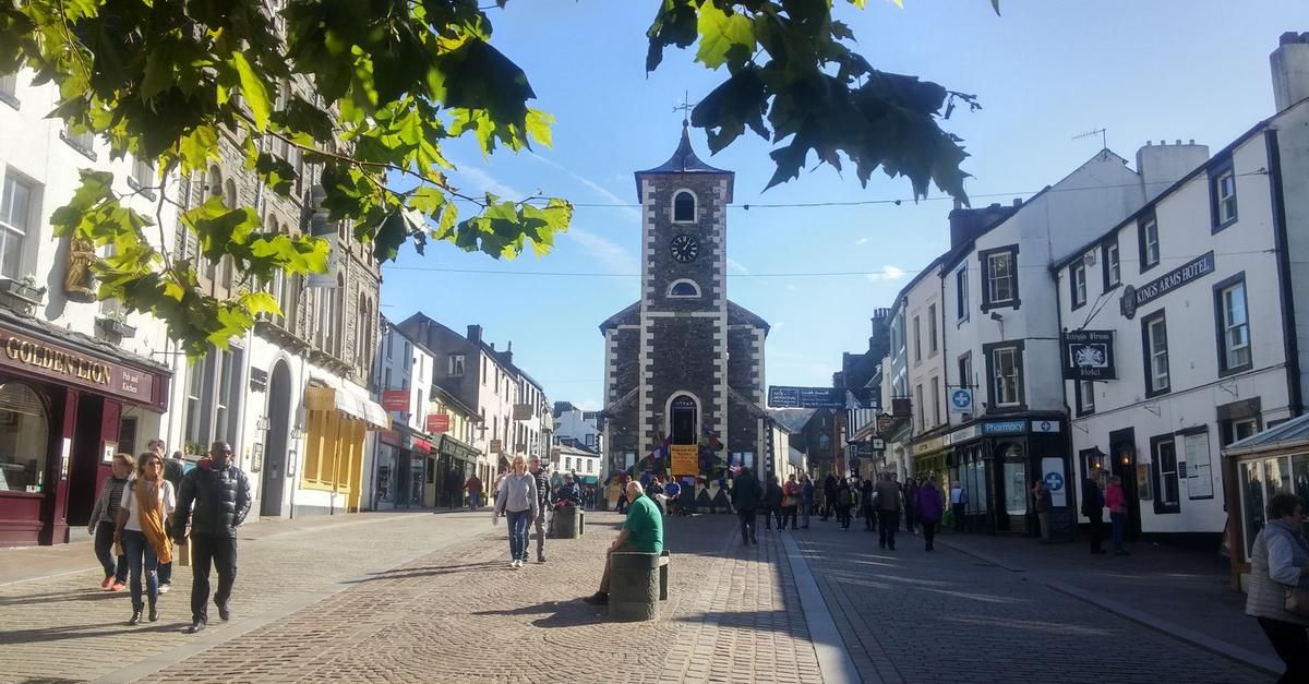 The Market Square is just a short stroll from the property