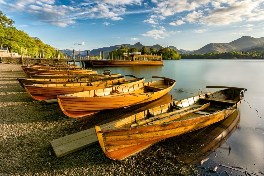 Hire a rowing boat and feed the ducks at Derwentwater