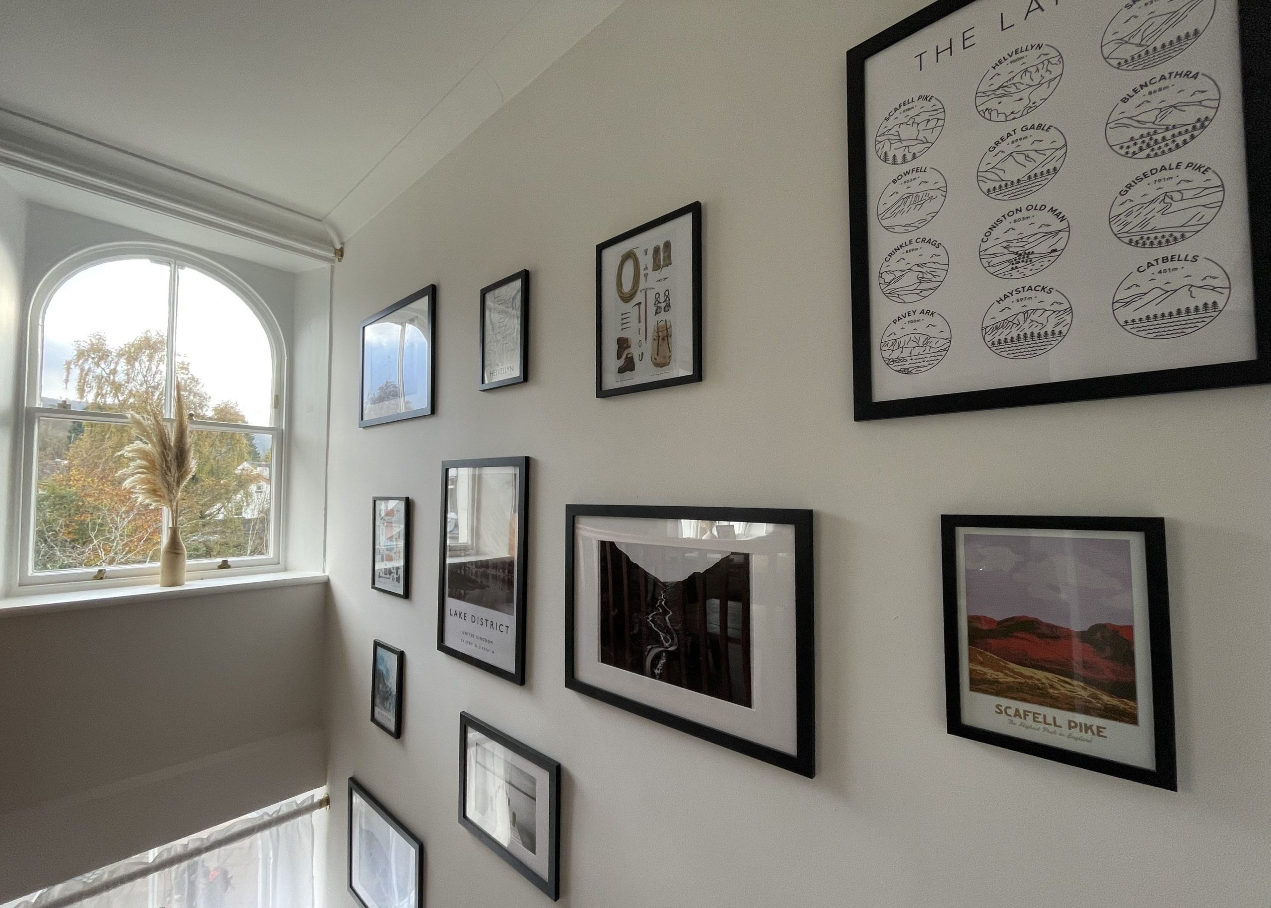 The property is tastefully decorated with artwork and photos of the surrounding area
