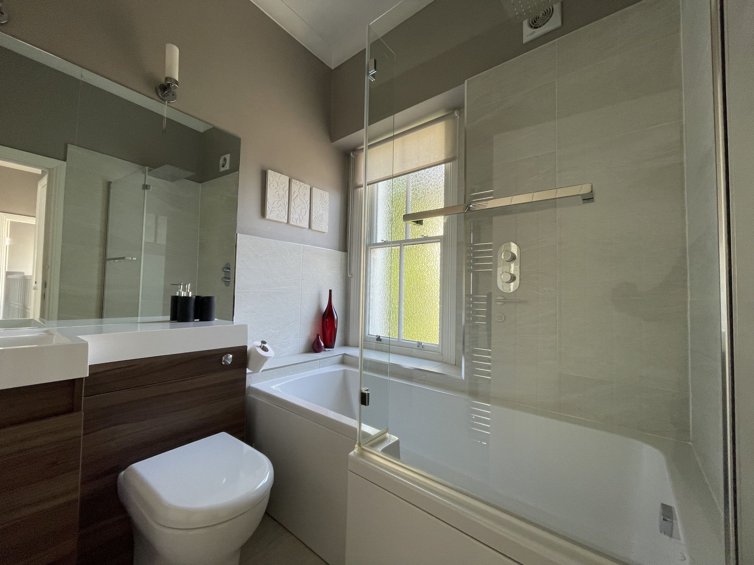 Enjoy a soak in the bath after a long day in the fells