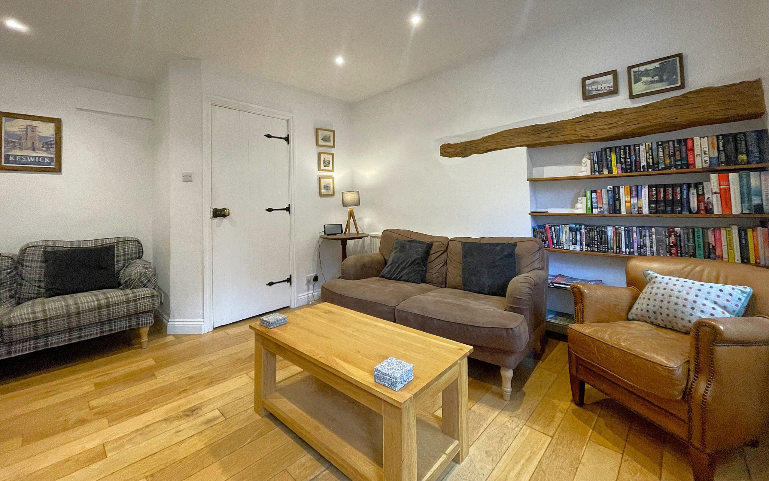 Snuggle up on the comfortable sofas after a long day