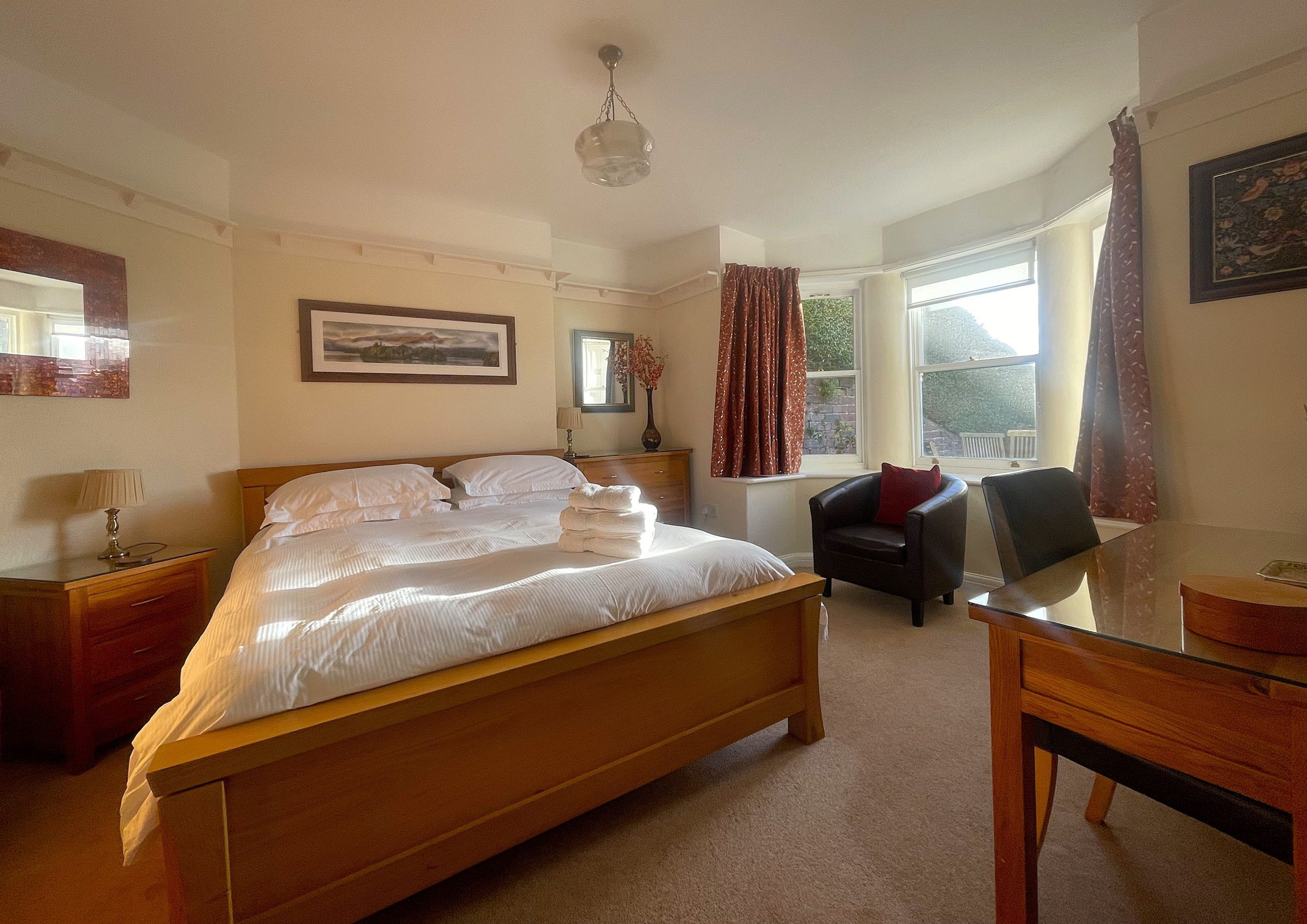 Wake up to beautiful views of Latrigg from the large windows