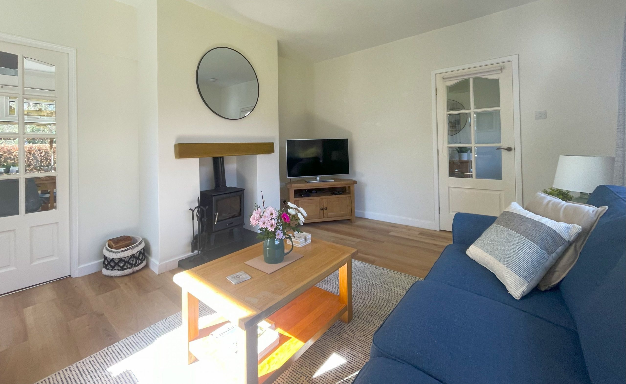 Get cosy in front of the log burner on those chillier evenings