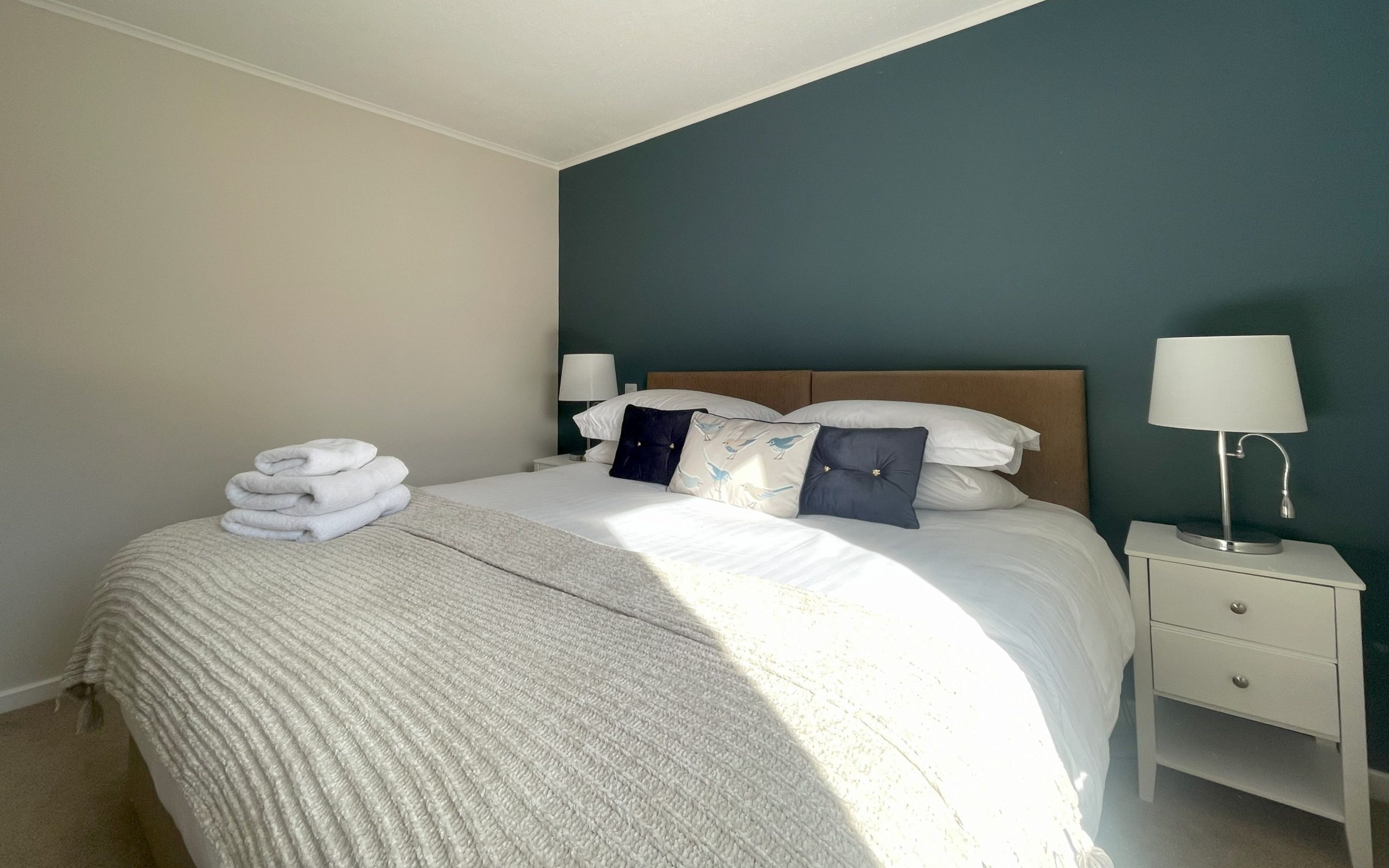 Upstairs there are three bedrooms and the family bathroom