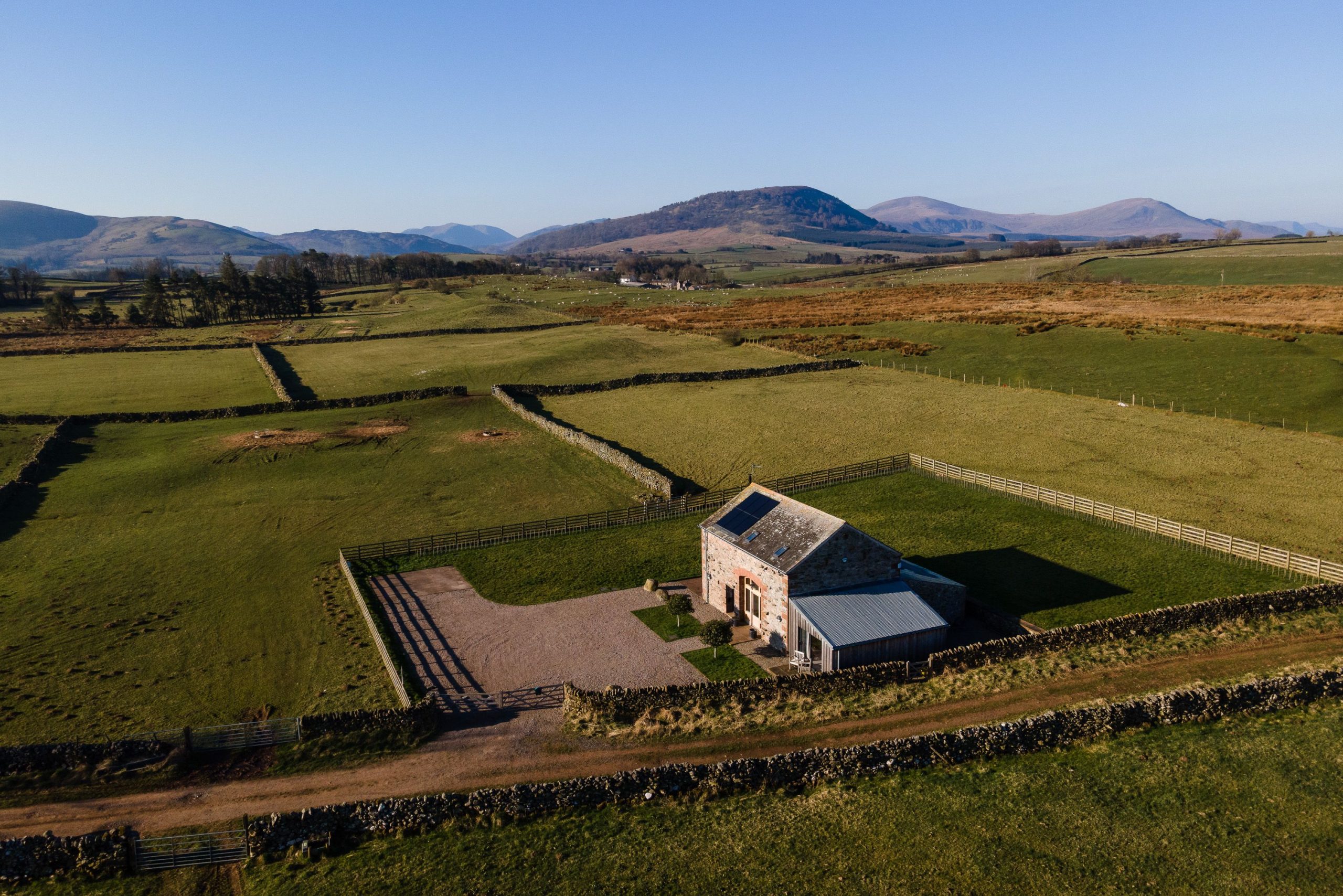 Beautiful views towards Blencathra and the surrounding fells