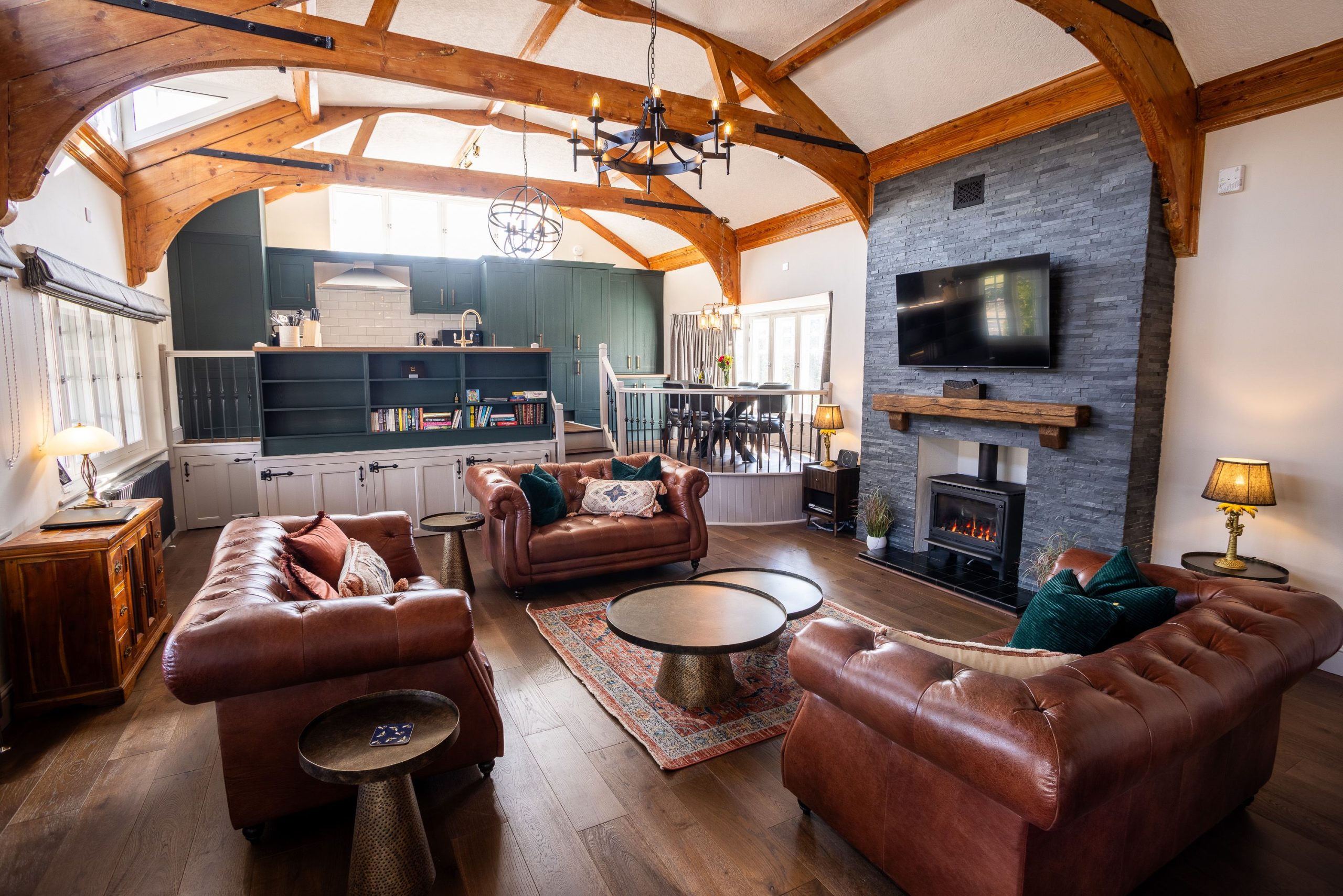 Greta Howe was once a school, and the traditional features have been retained to create a unique space