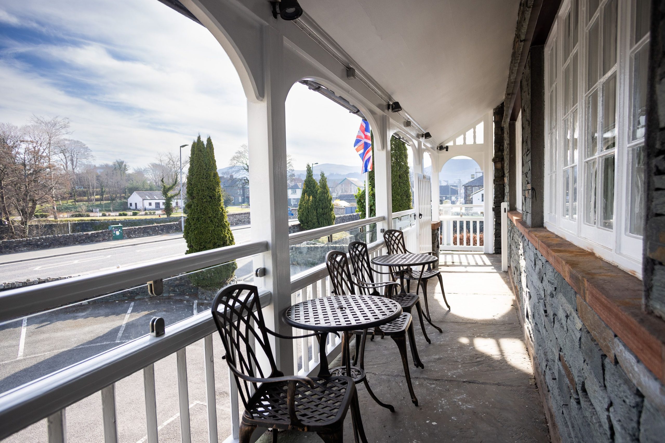 Enjoy a warm evening out on the terrace 