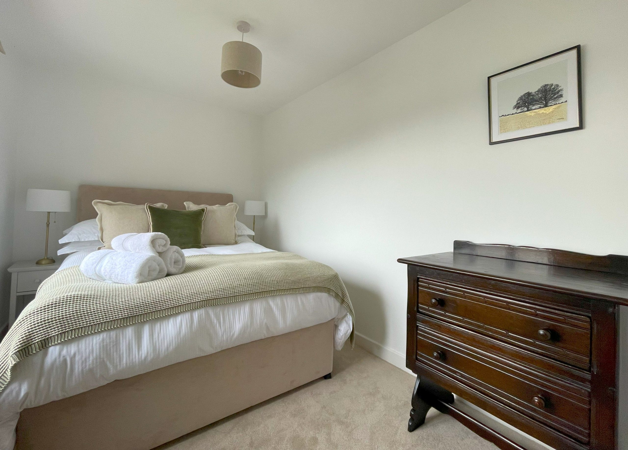 The double bedroom with plenty of storage