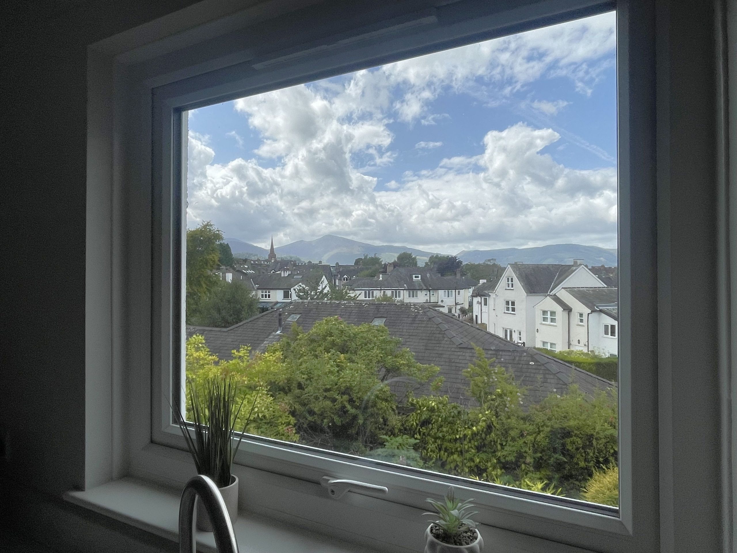 Enjoy the views over Keswick.