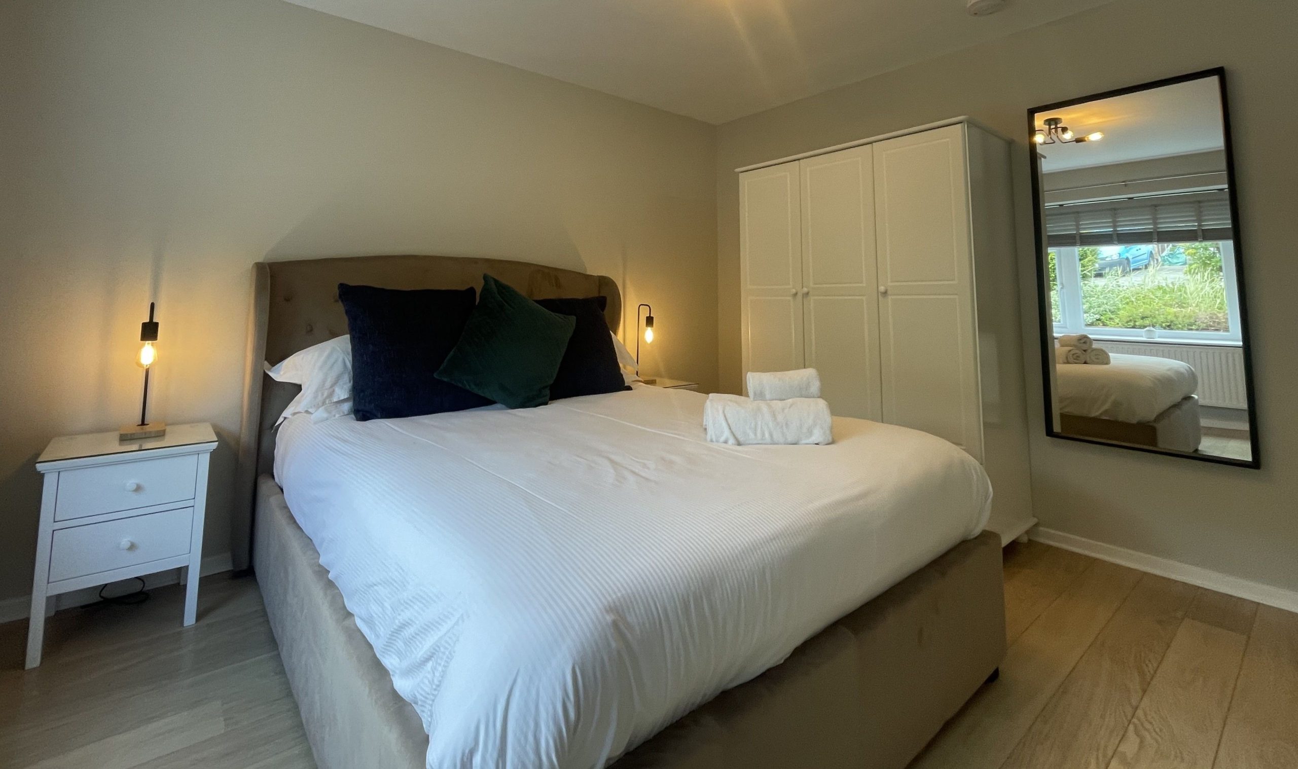 Premium linens and luxury beds.