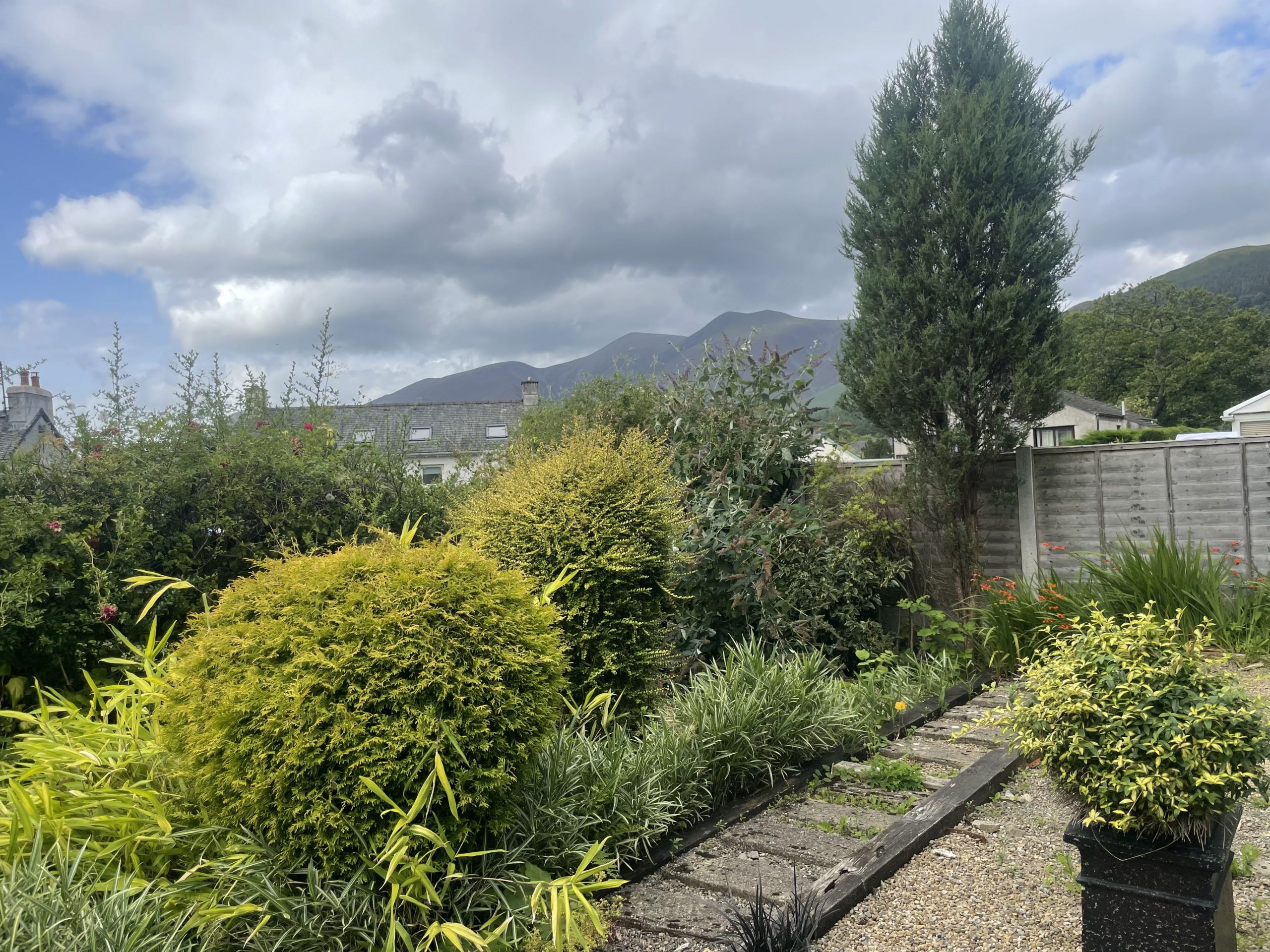 Enjoy views of the surrounding fells including Skiddaw