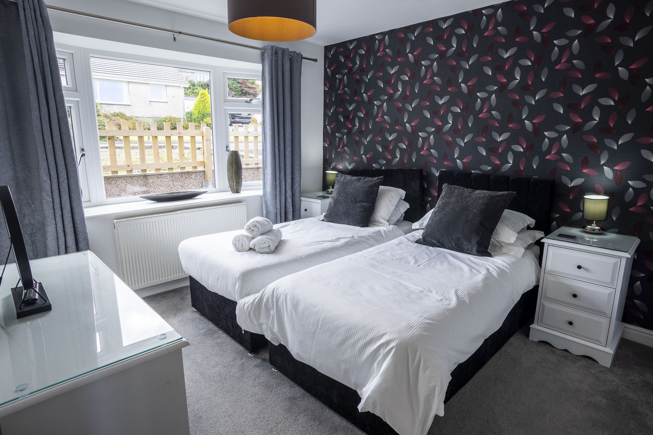 Wake up to stunning views of the Lake District.