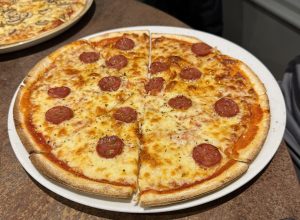 Pepperoni Pizza from Casa Bella, Keswick's best Italian dining experience.