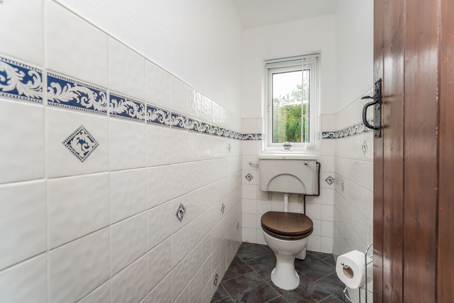 There is a separate WC next door to the bathroom