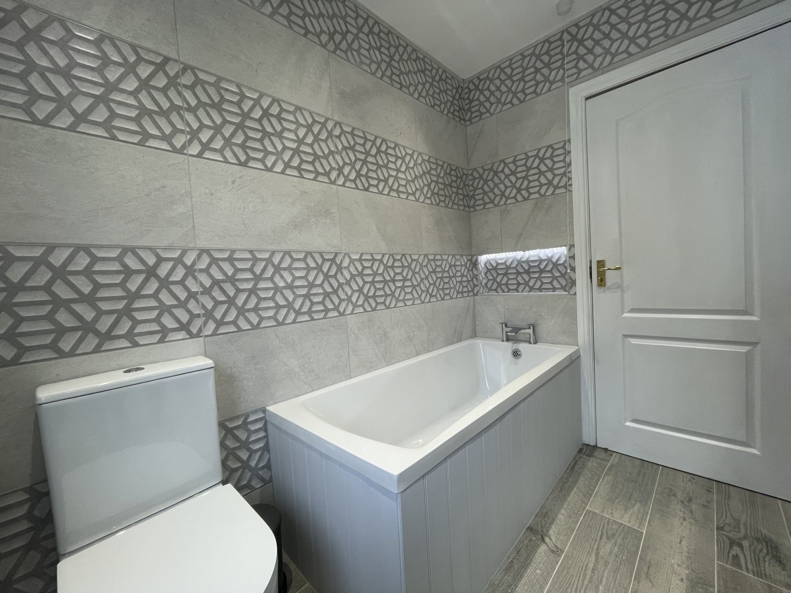 relax after a day out exploring the lake district in this newly refurbished bathroom