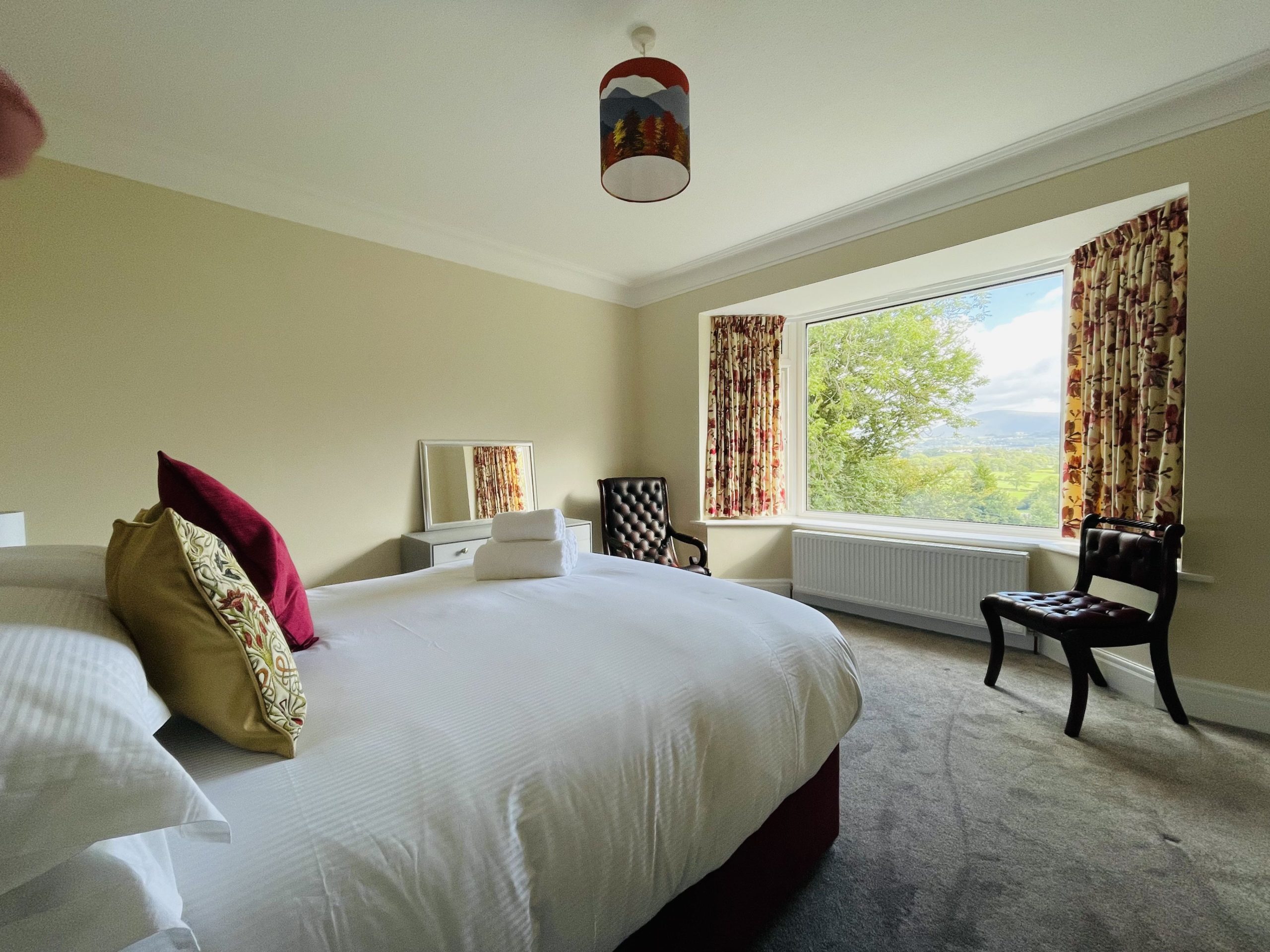 There will be no fighting for the bathroom at Three Peaks, as each room has it's own bathroom