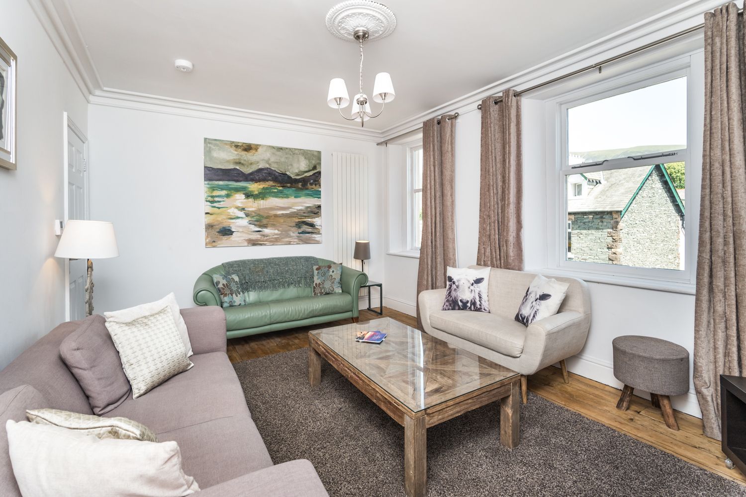 There is plenty of space for everyone to relax and unwind