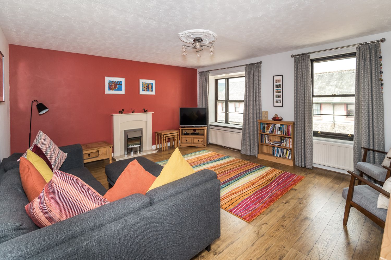 Alban Rise is a spacious 1st floor maisonette in central Keswick