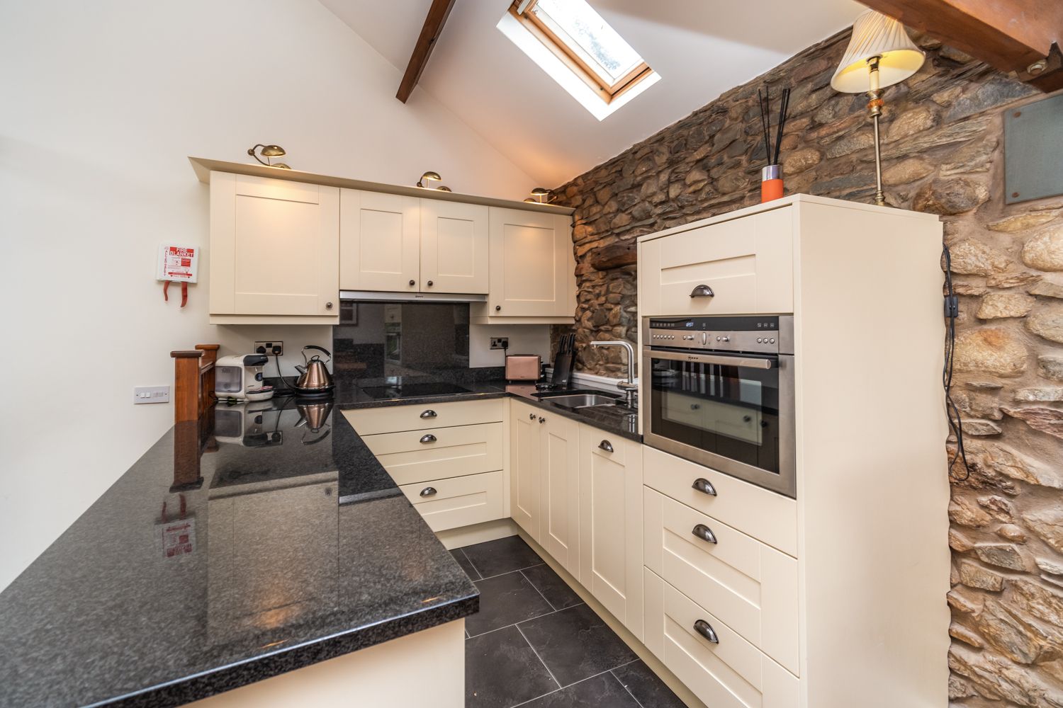 Home cooks will love the modern kitchen area 