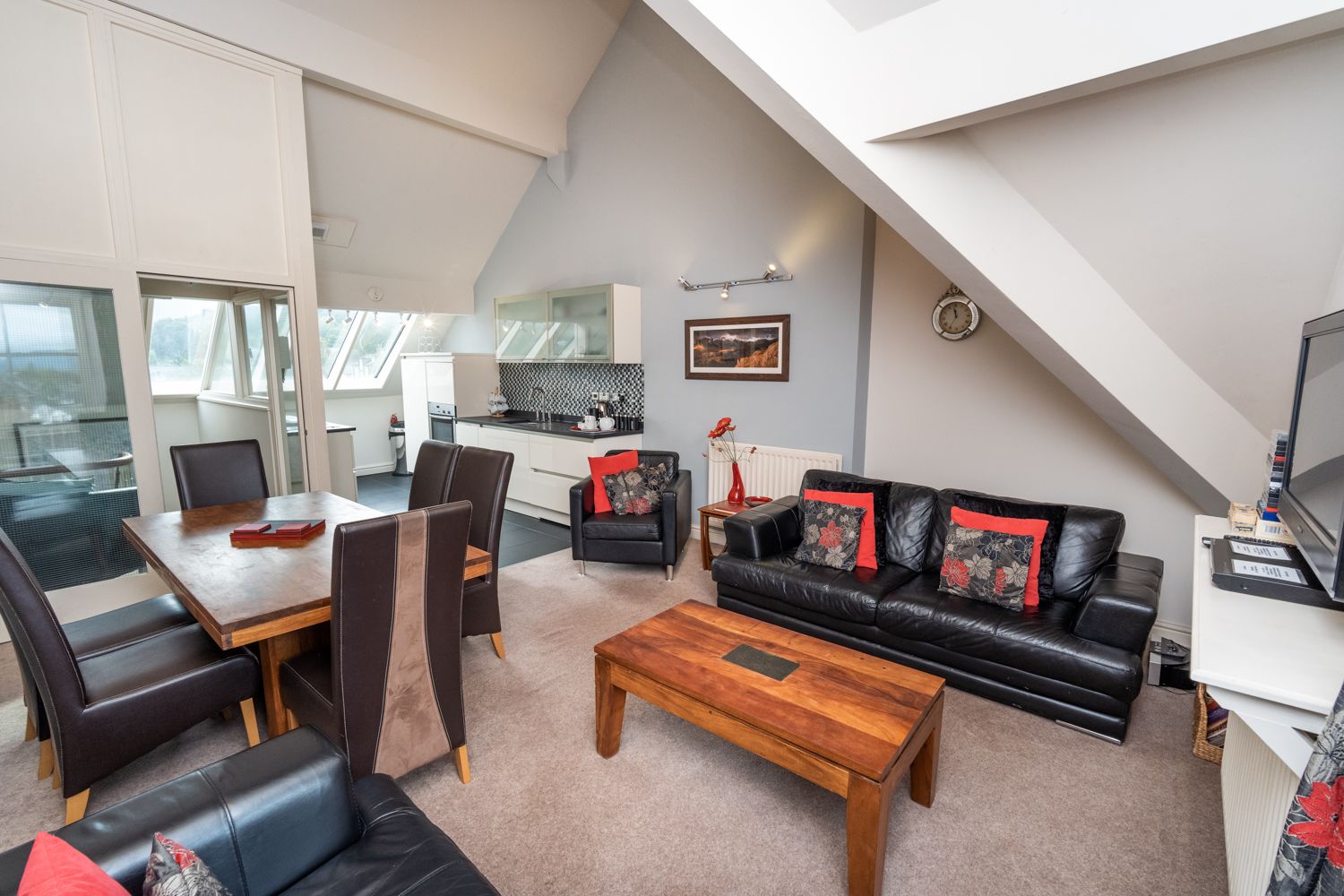 A unique open plan living, dining and kitchen area in the heart of Keswick