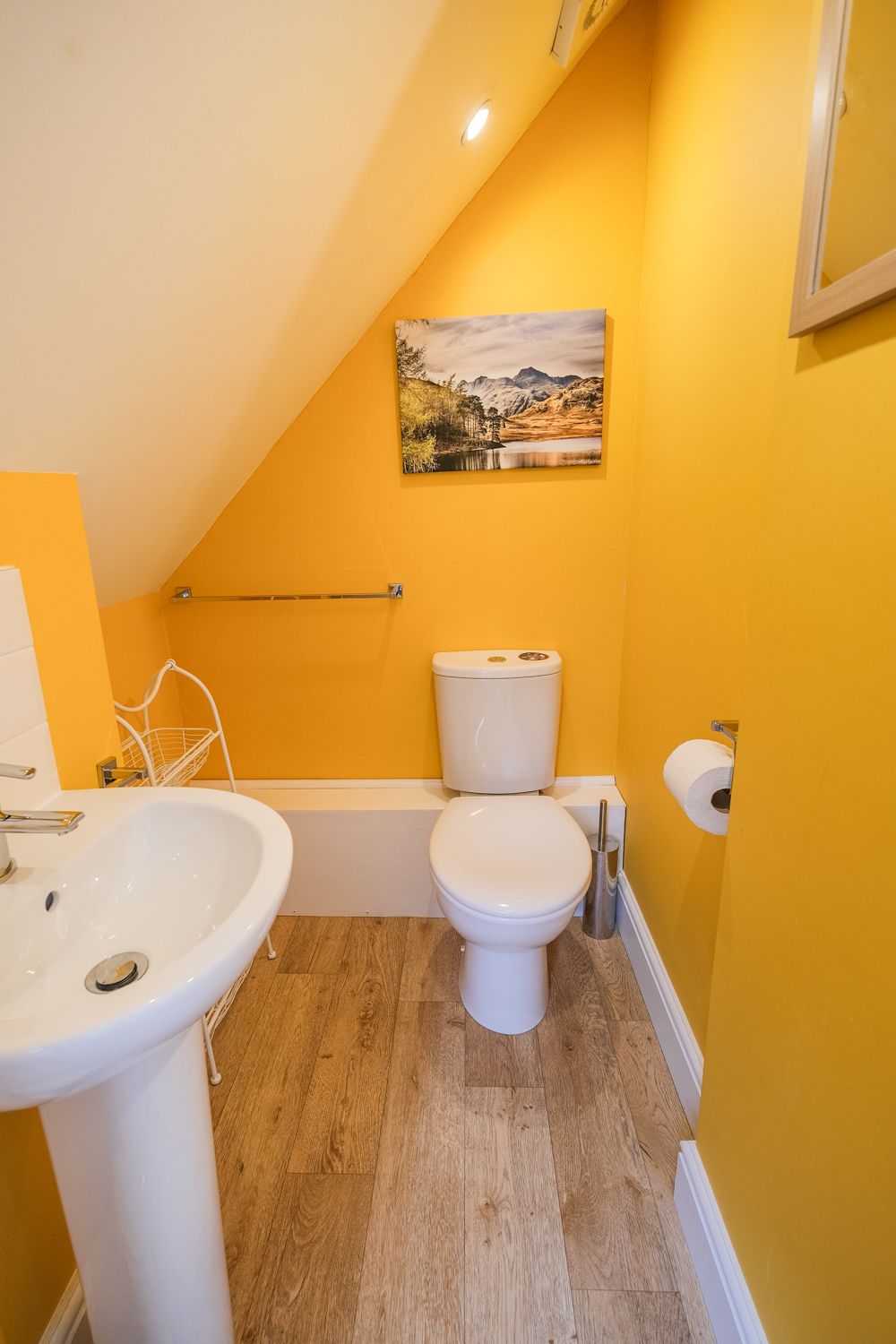 An ensuite WC can be accessed from the third bedroom