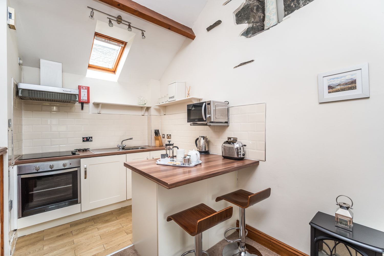 Tithe Cottage also benefits from private parking in central Keswick