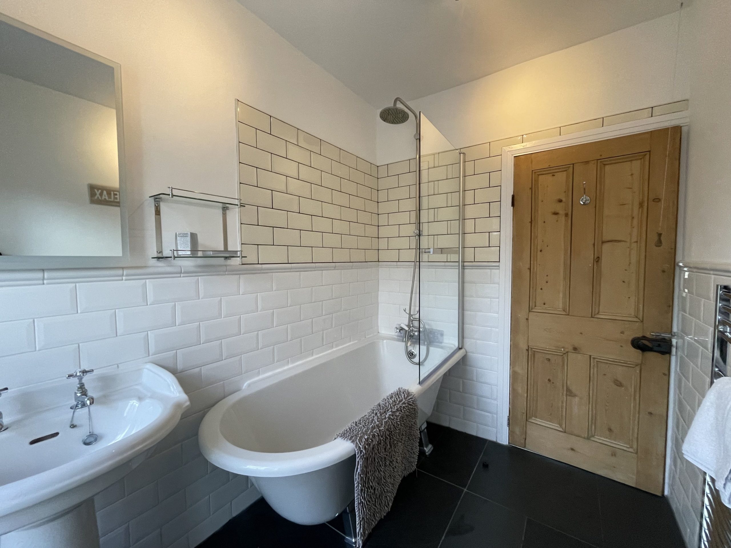 The lovely bath is just what is needed after a day walking in the fells!