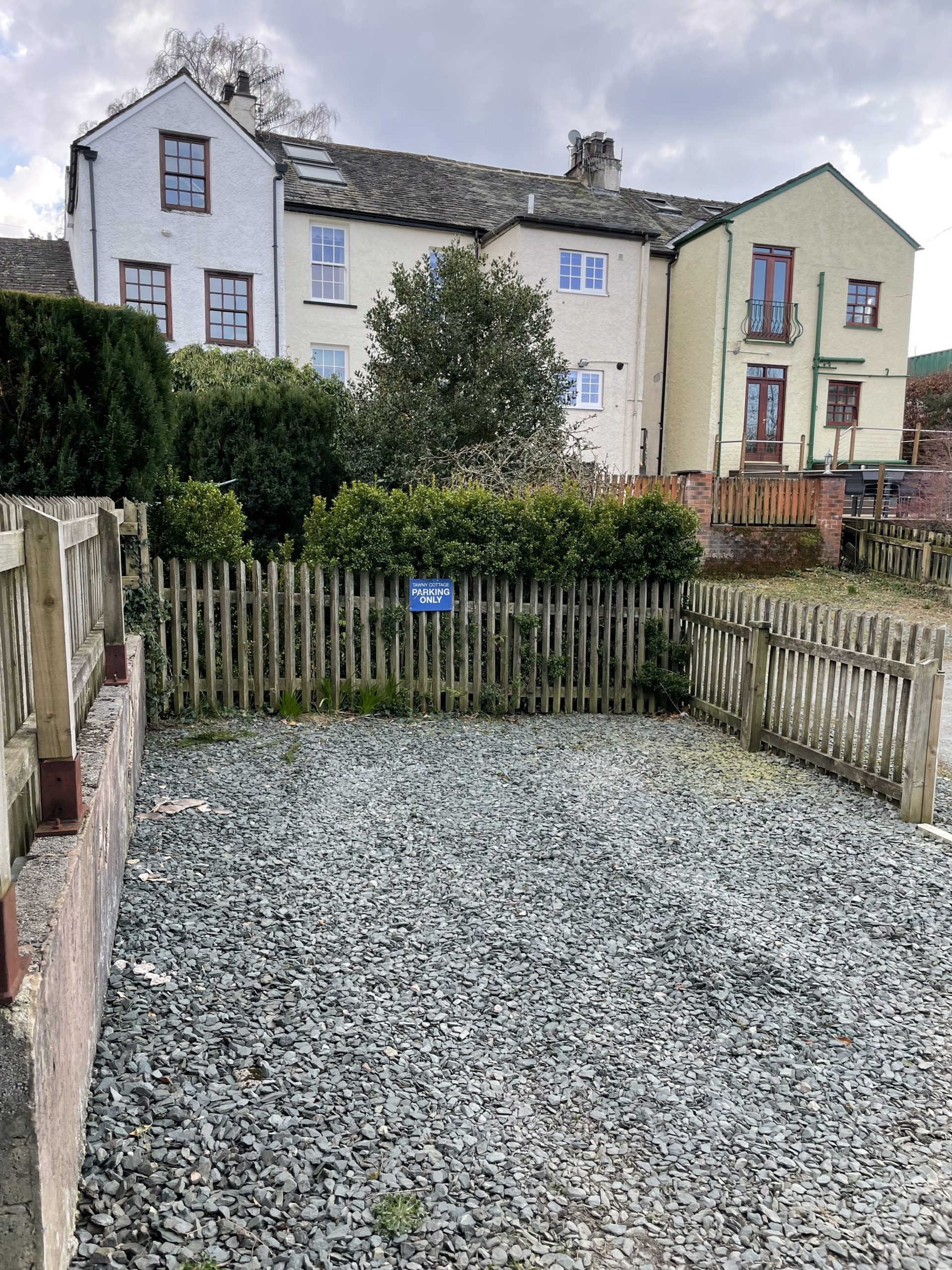 The property benefits from a private allocated parking space